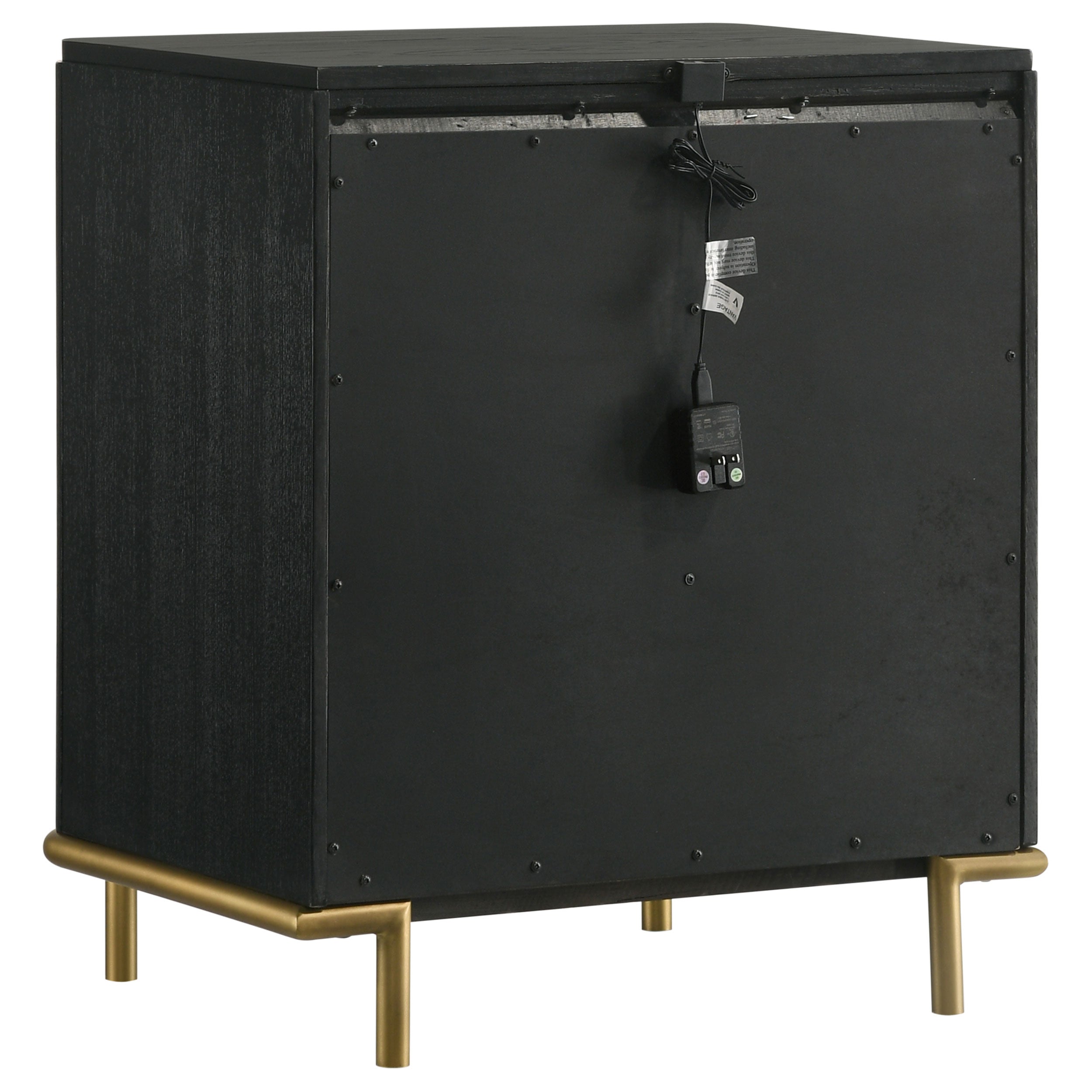 Arini Bedroom Set Black and Natural