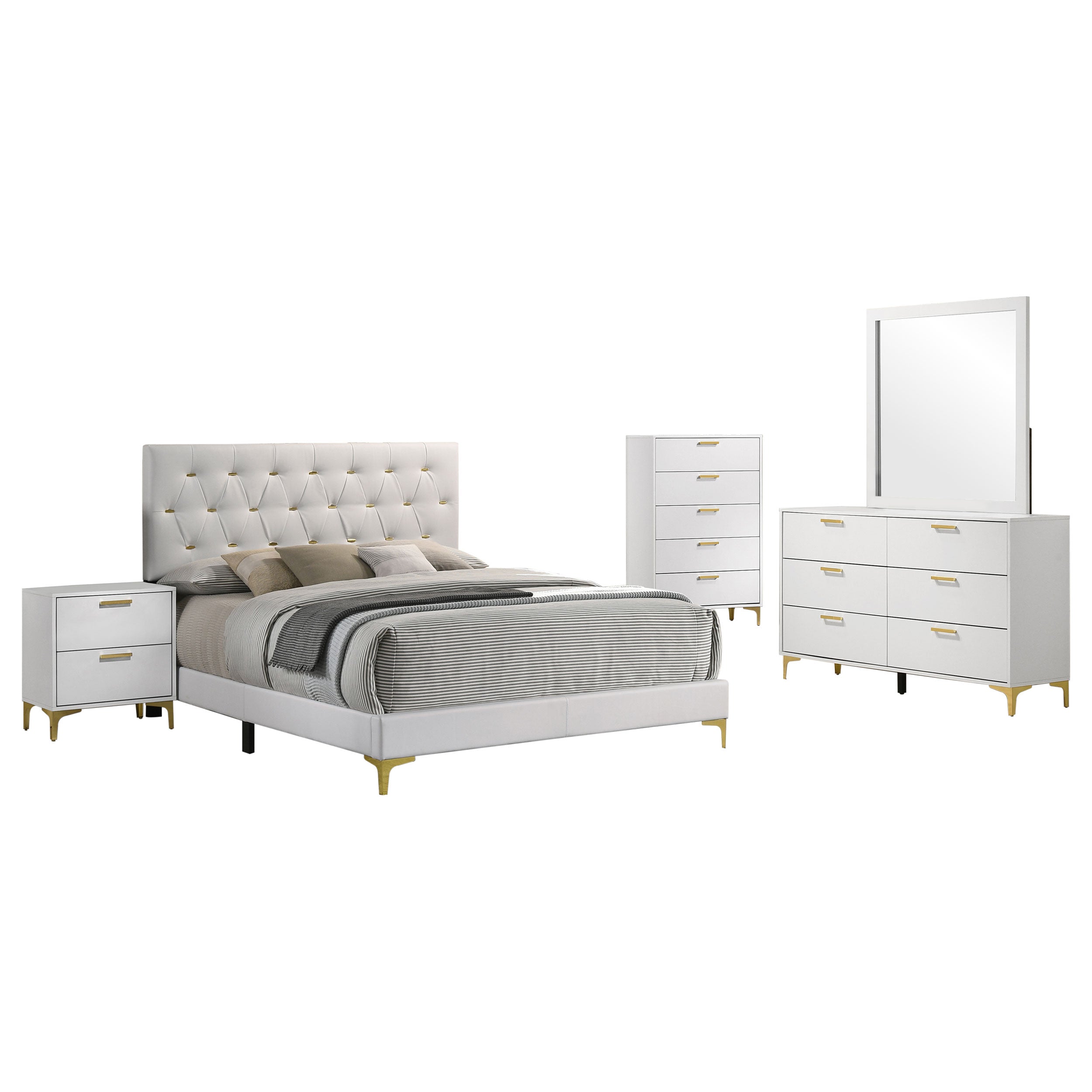 Kendall California King Bedroom Set Black