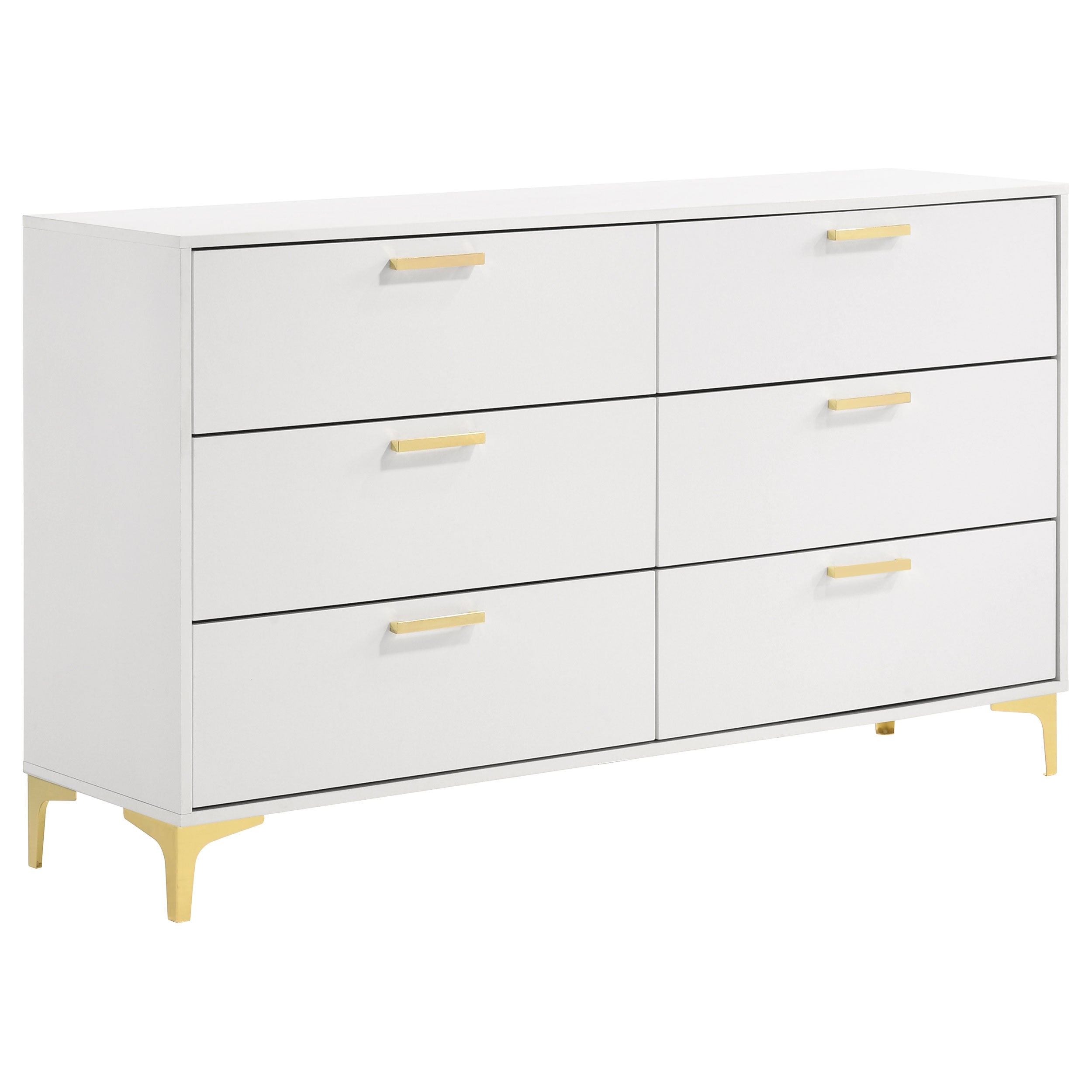 Kendall 6-drawer Dresser Black