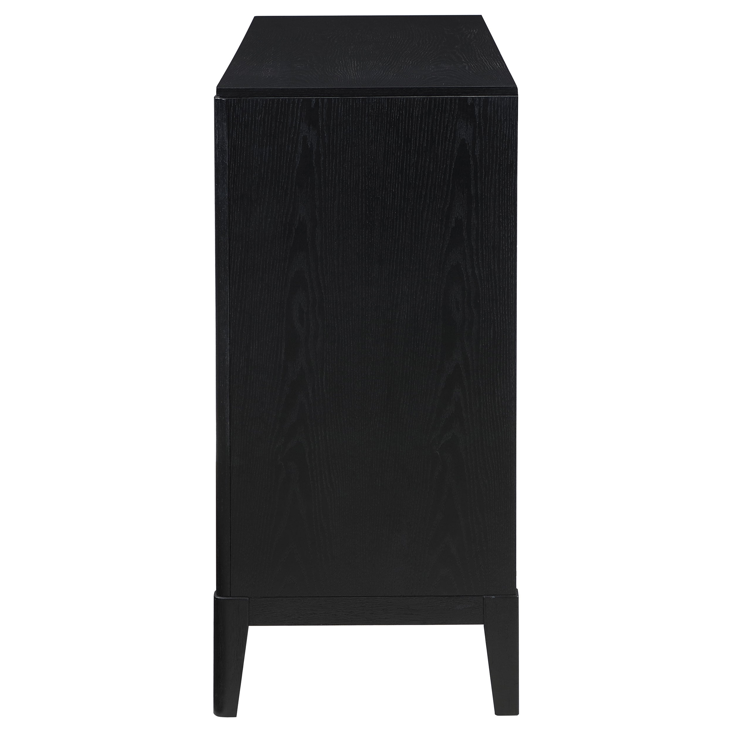 Briana 8-drawer Dresser with Mirror Black