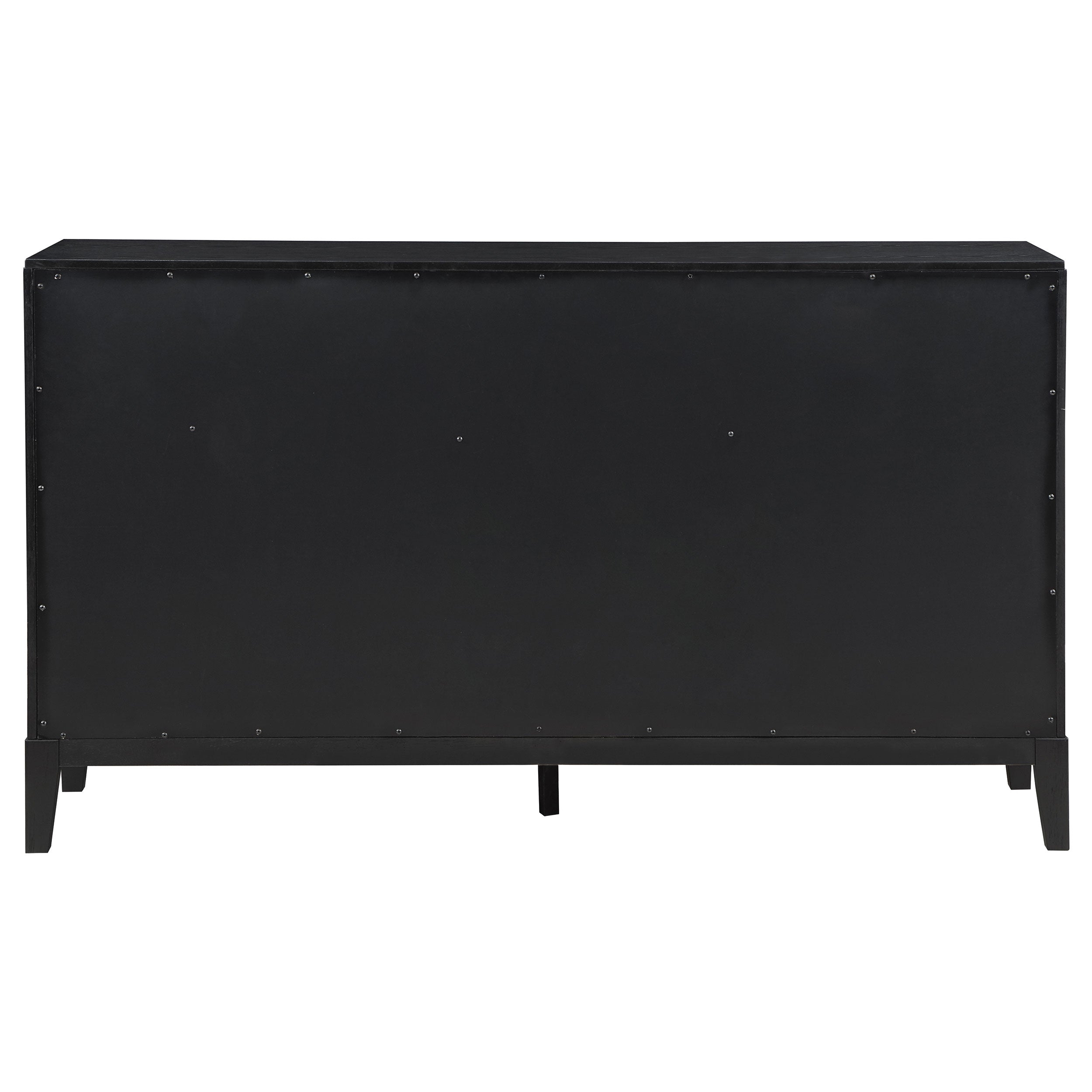 Briana 8-drawer Dresser with Mirror Black