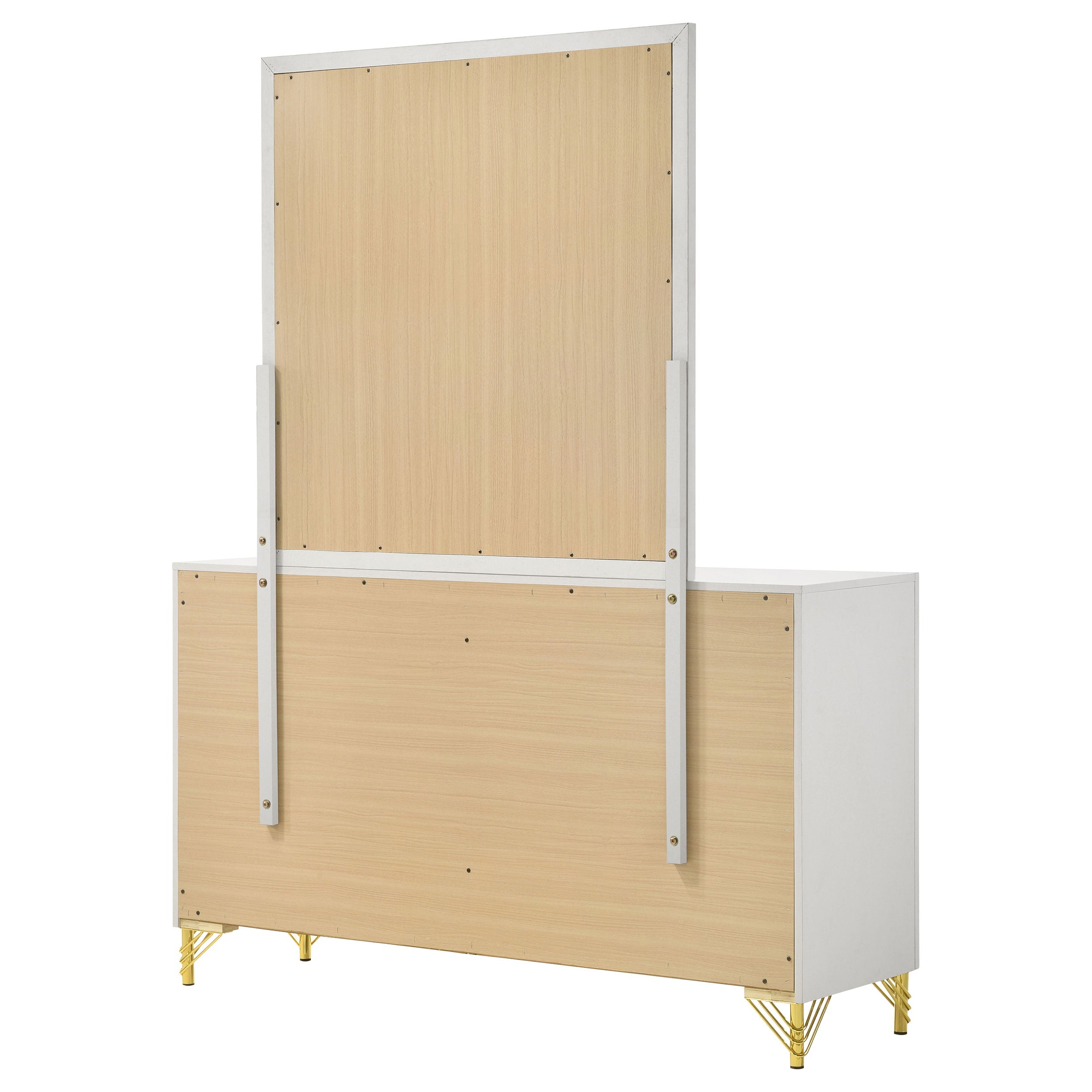 Lucia 6-drawer Dresser Cabinet White