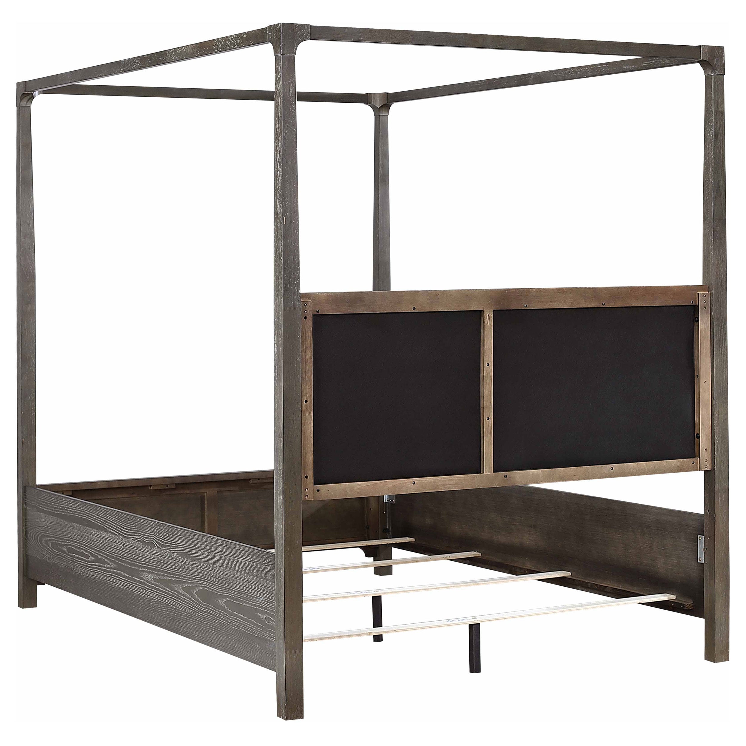 Gran Park California King Four Poster Canopy Bed Dark Cocoa