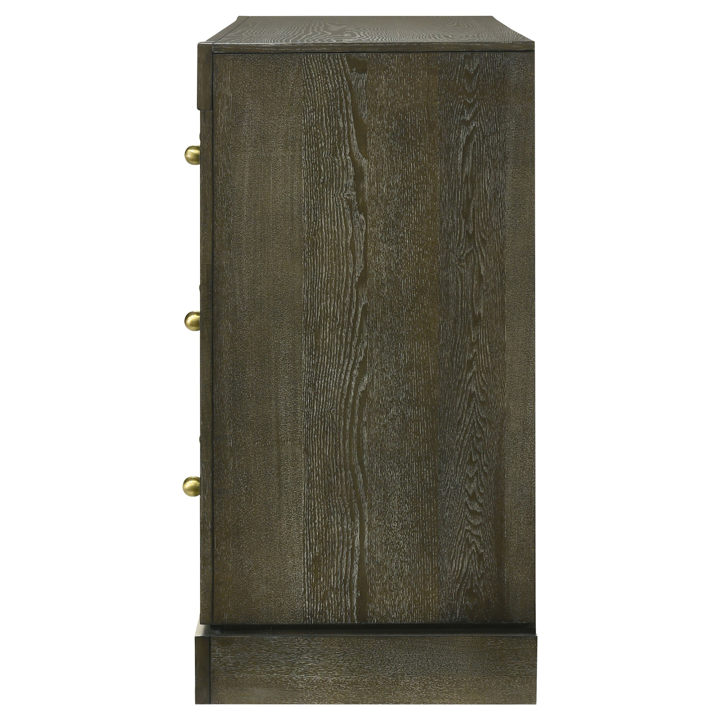 Gran Park 6-drawer Dresser and Mirror Dark Cocoa