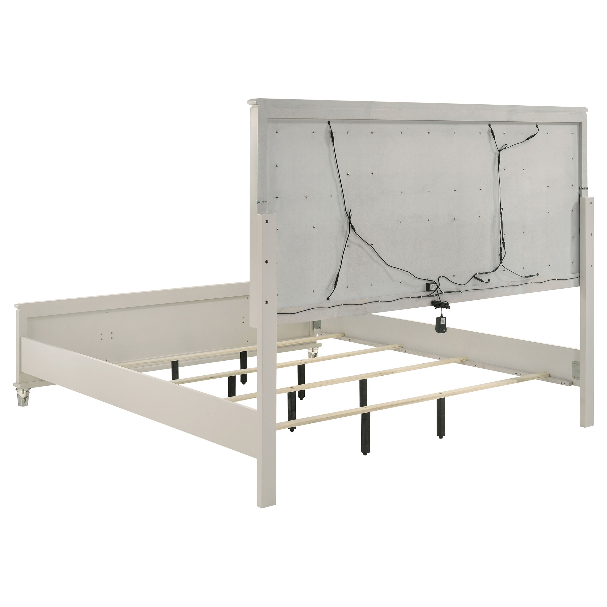 Olivia California King Bedroom Set Pearl White