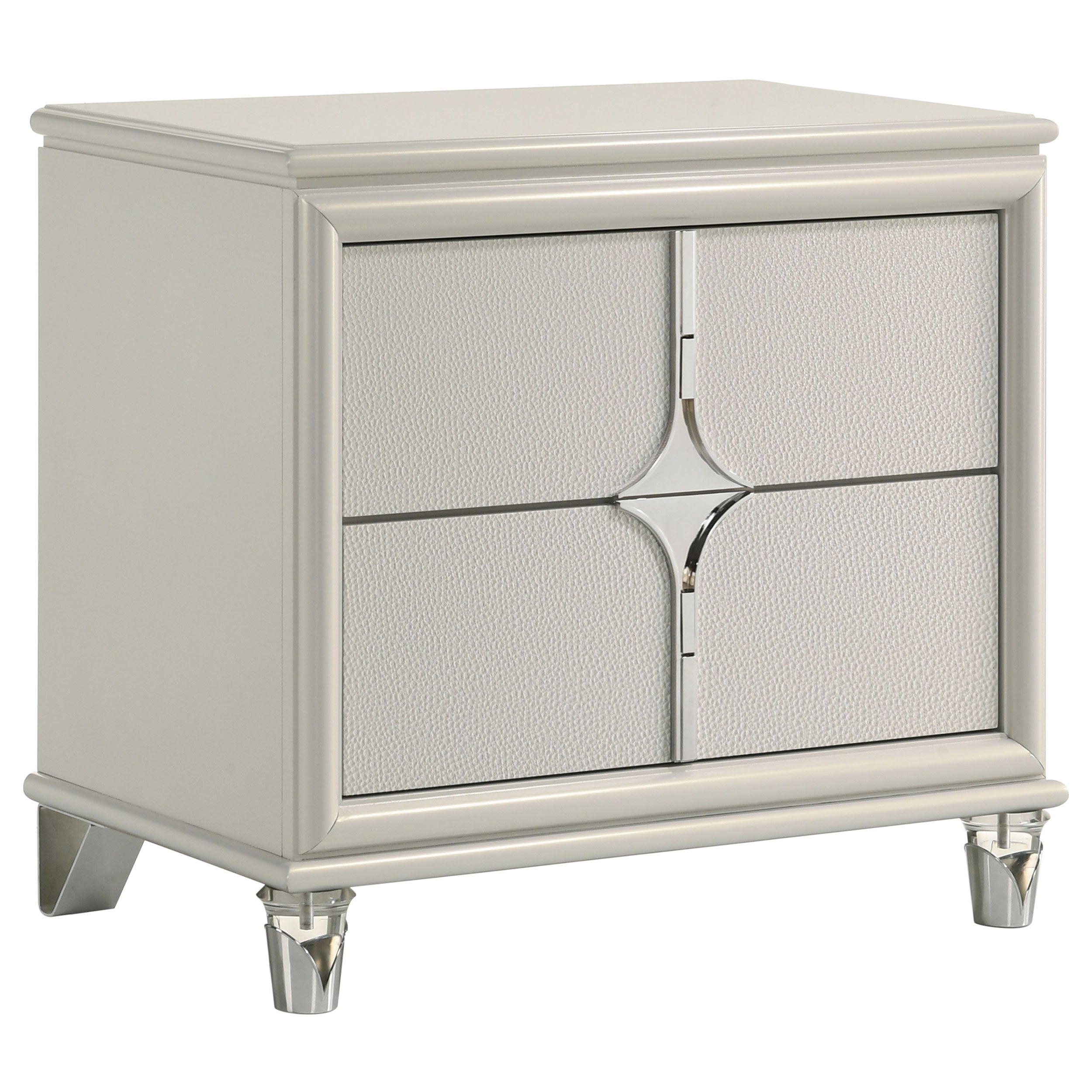 Olivia California King Bedroom Set Pearl White