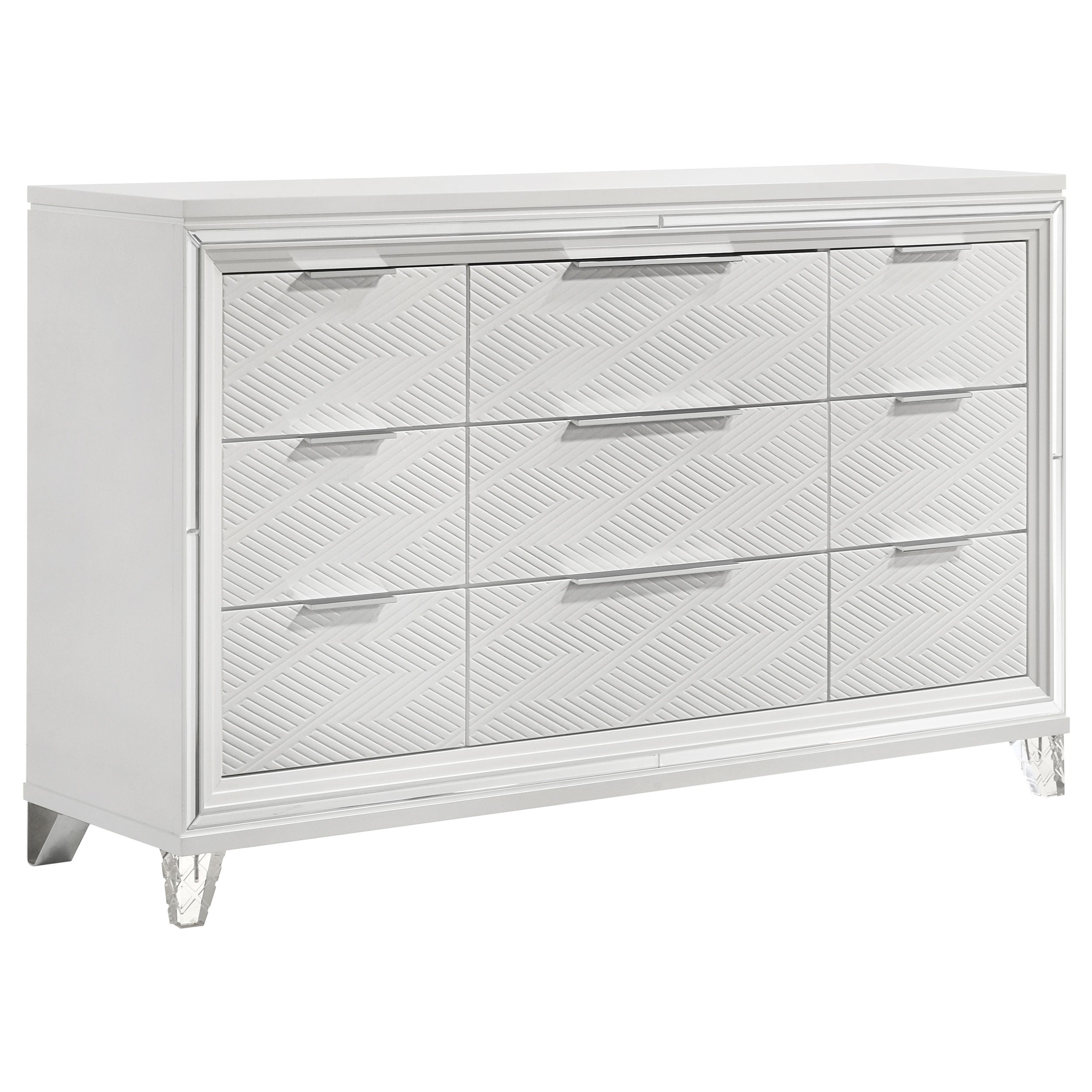 Marmore California King Bedroom Set White