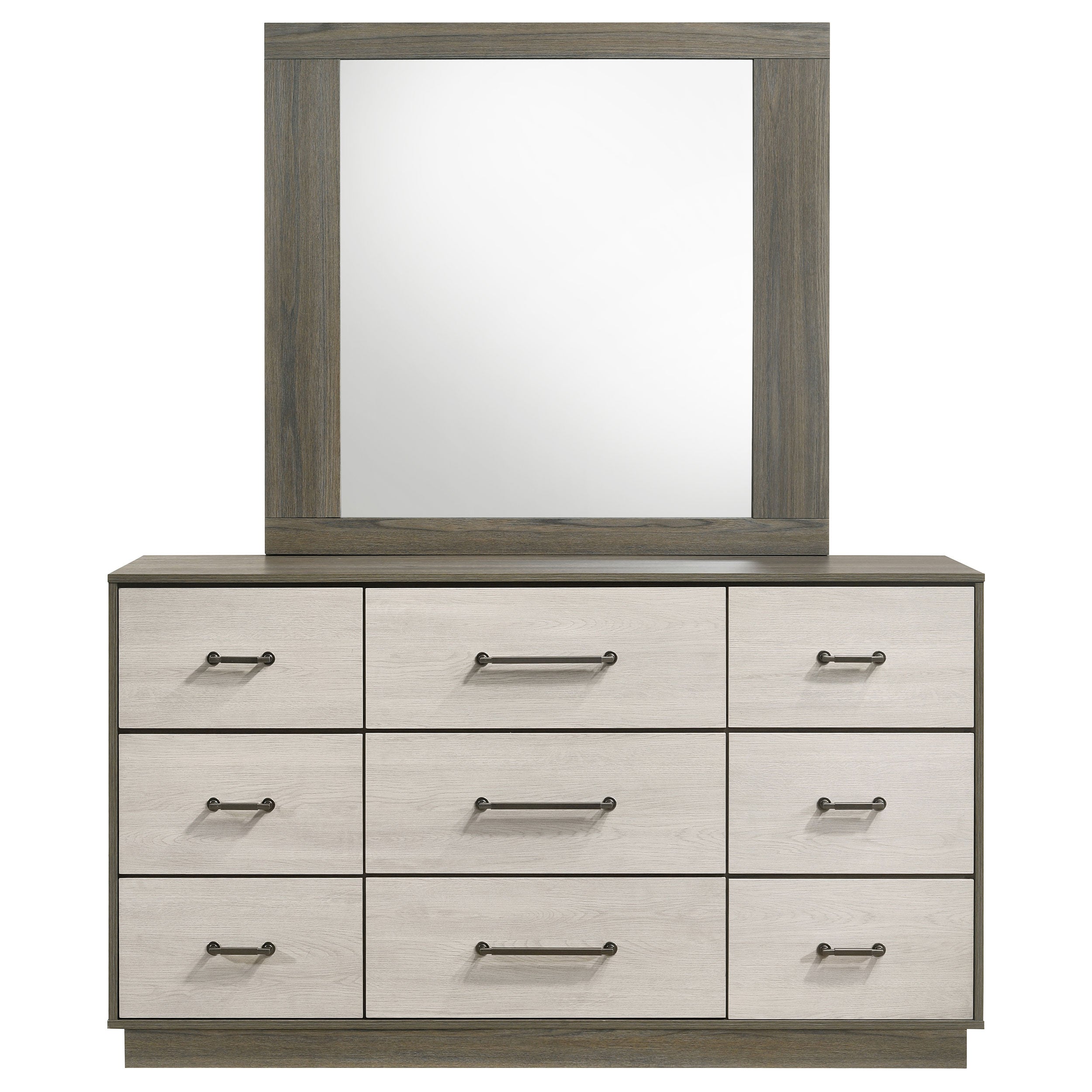 Fenwick 9-drawer Dresser Grey Oak