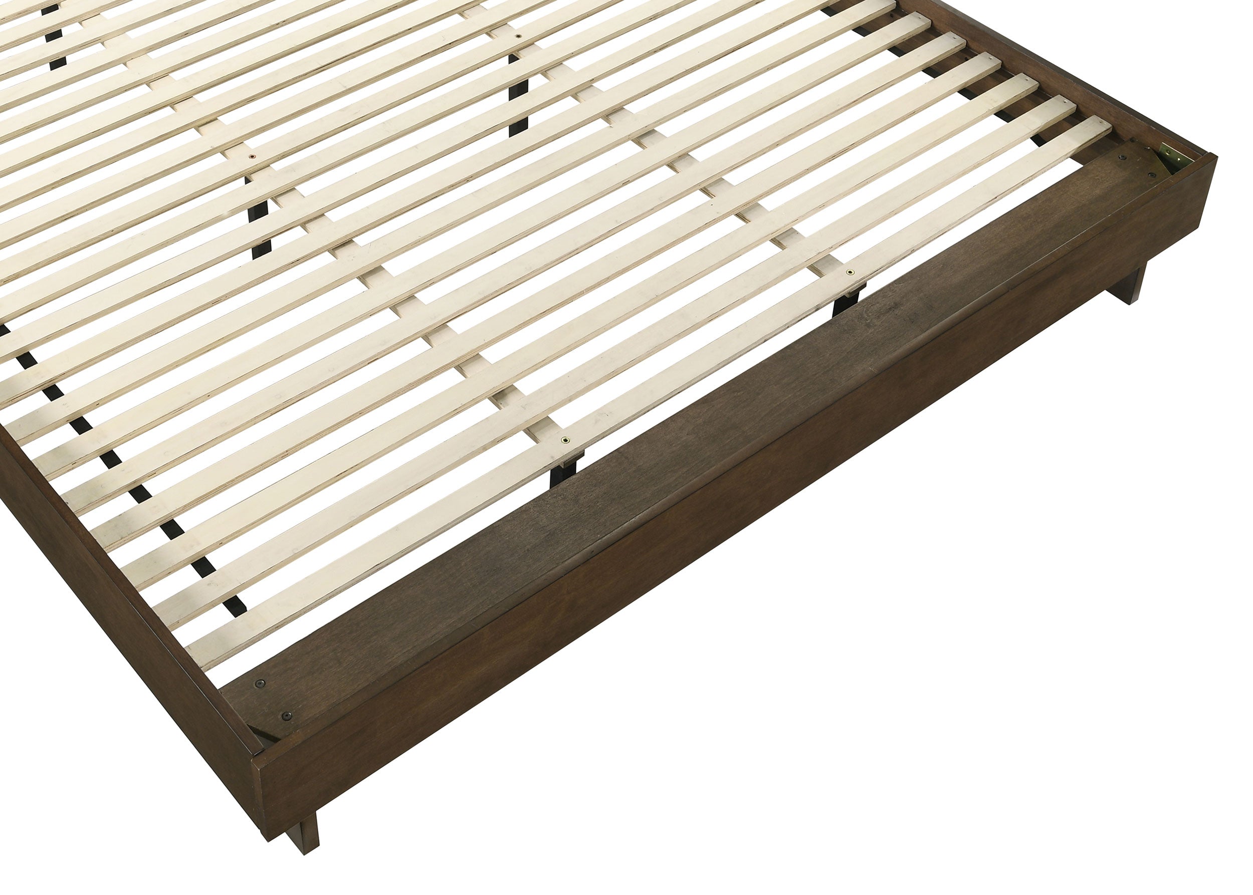 Glenwood 48-inch Platform Panel Bed Warm Brown