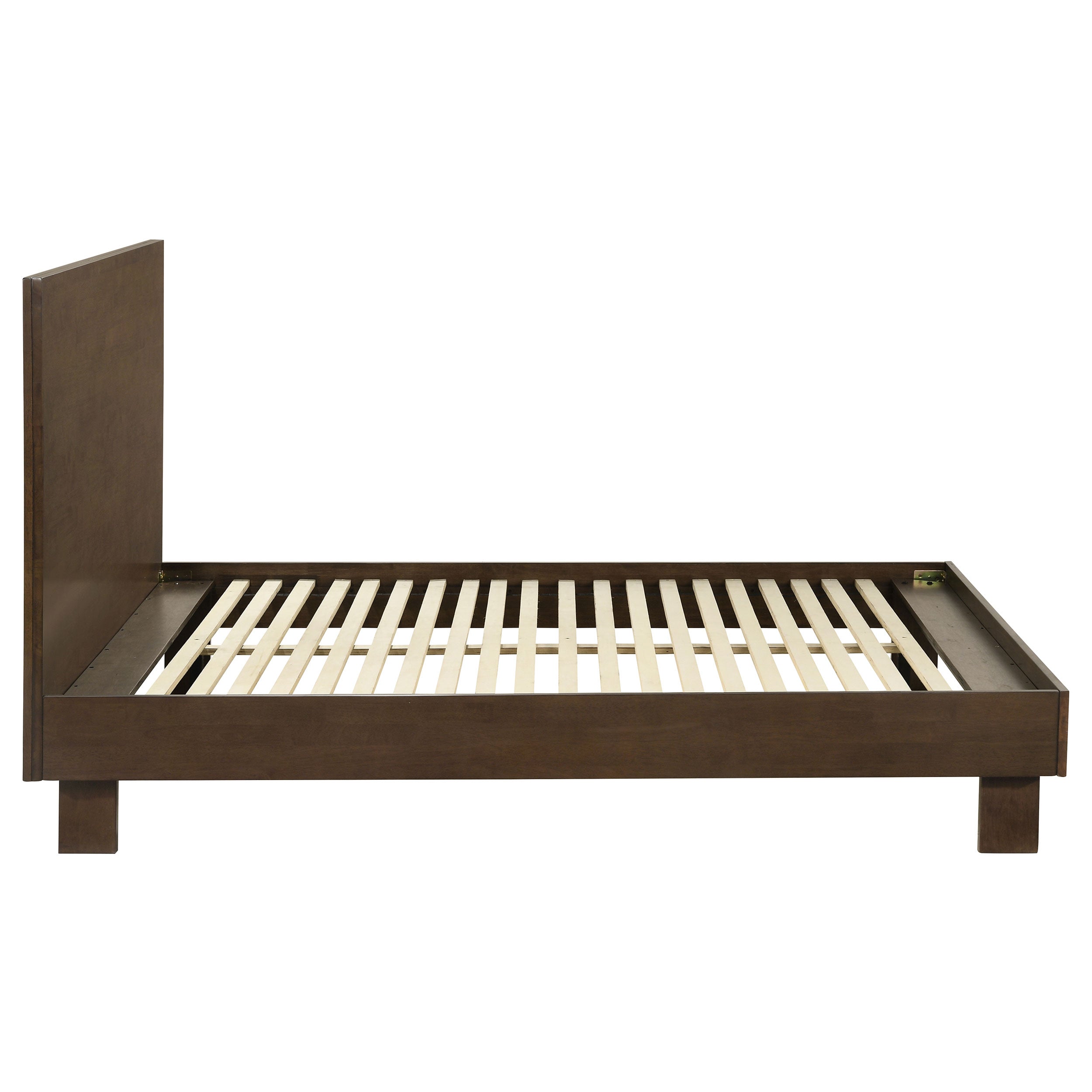 Glenwood 48-inch Platform Panel Bed Warm Brown
