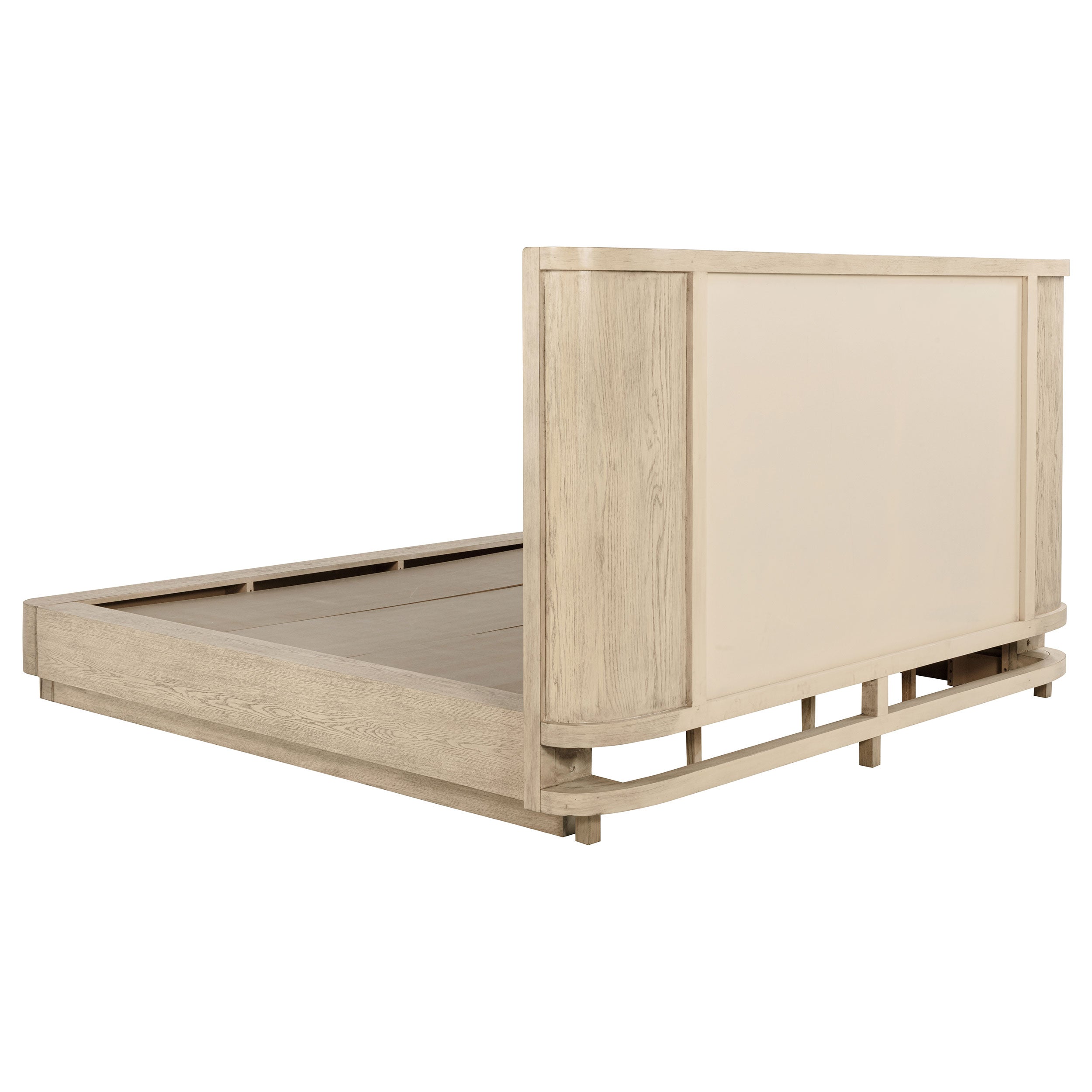 Kailani 49-inch Wingback Bed Beige Oak