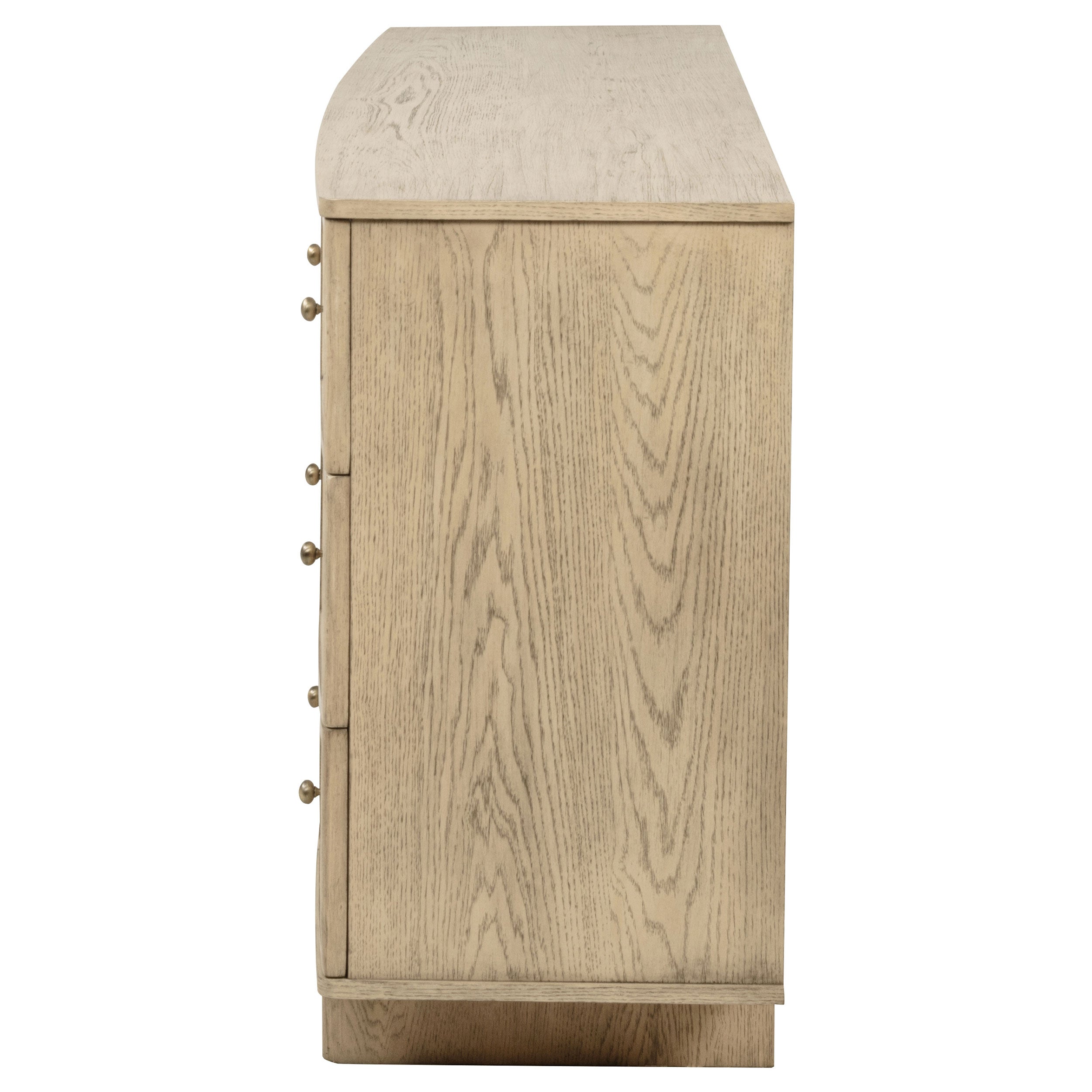 Kailani 9-drawer Dresser and Mirror Beige Oak