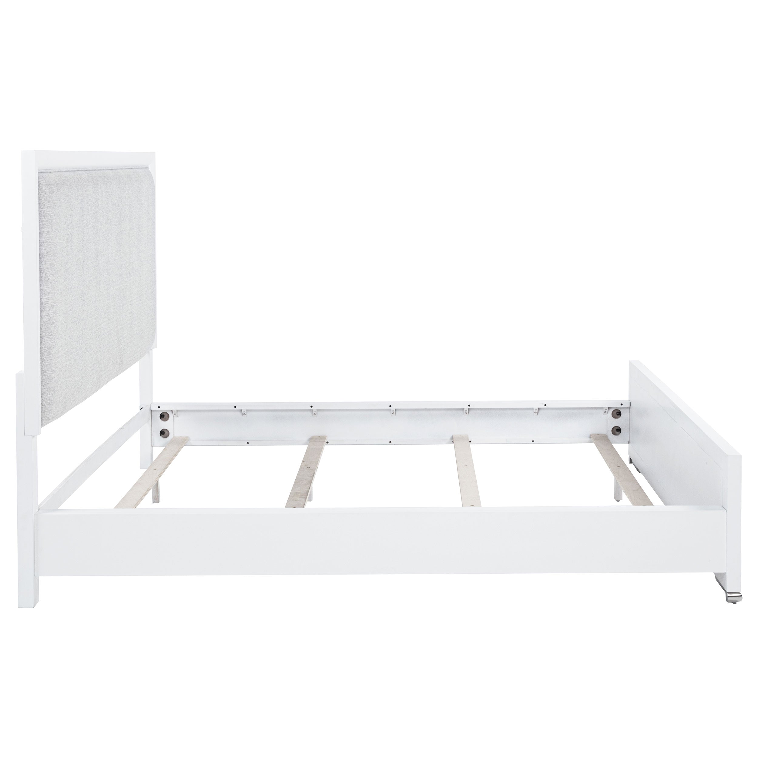 Gracemont 57-inch Panel Bed Grey and White