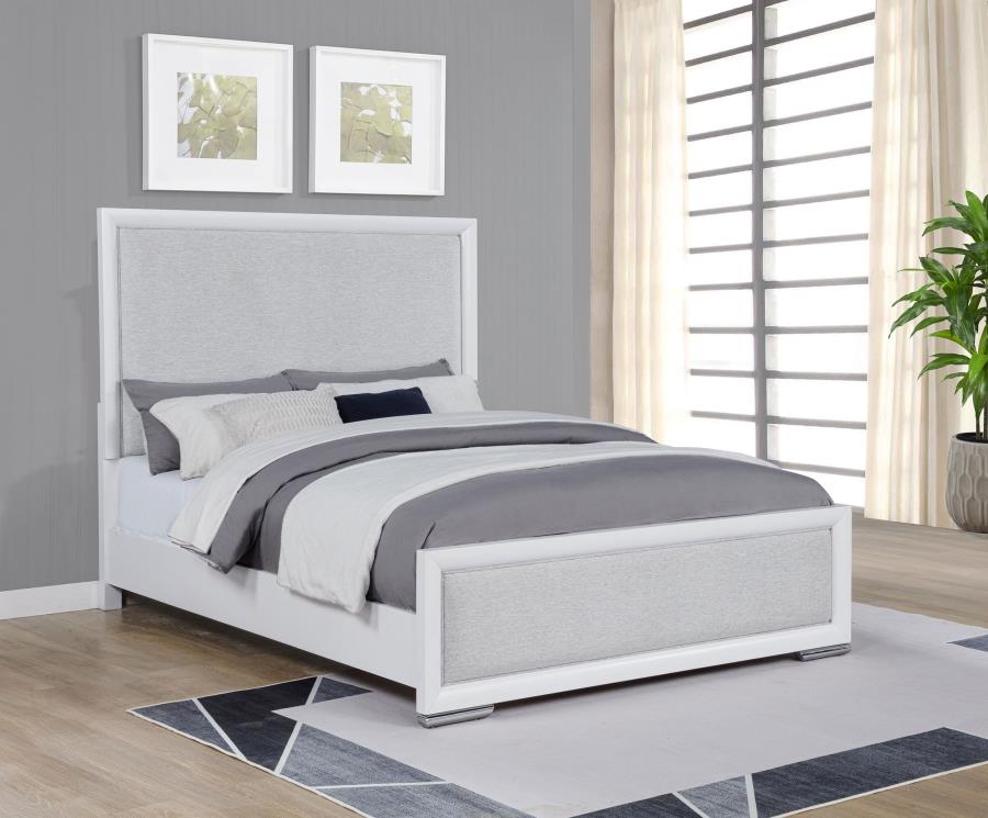 Gracemont 57-inch Panel Bed Grey and