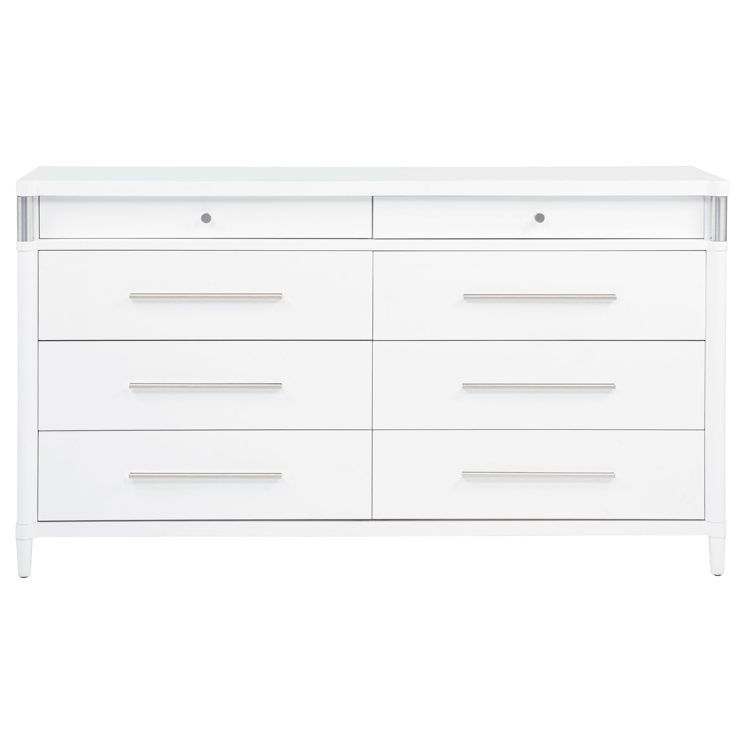 Gracemont 8-drawer Bedroom Dresser Cabinet White