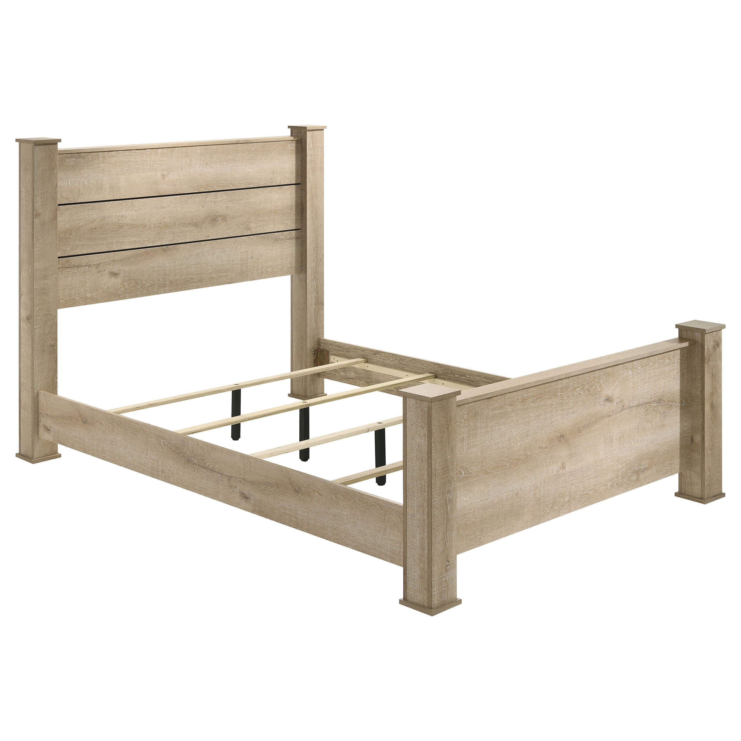 Oakglen California King Bedroom Set Weathered Oak