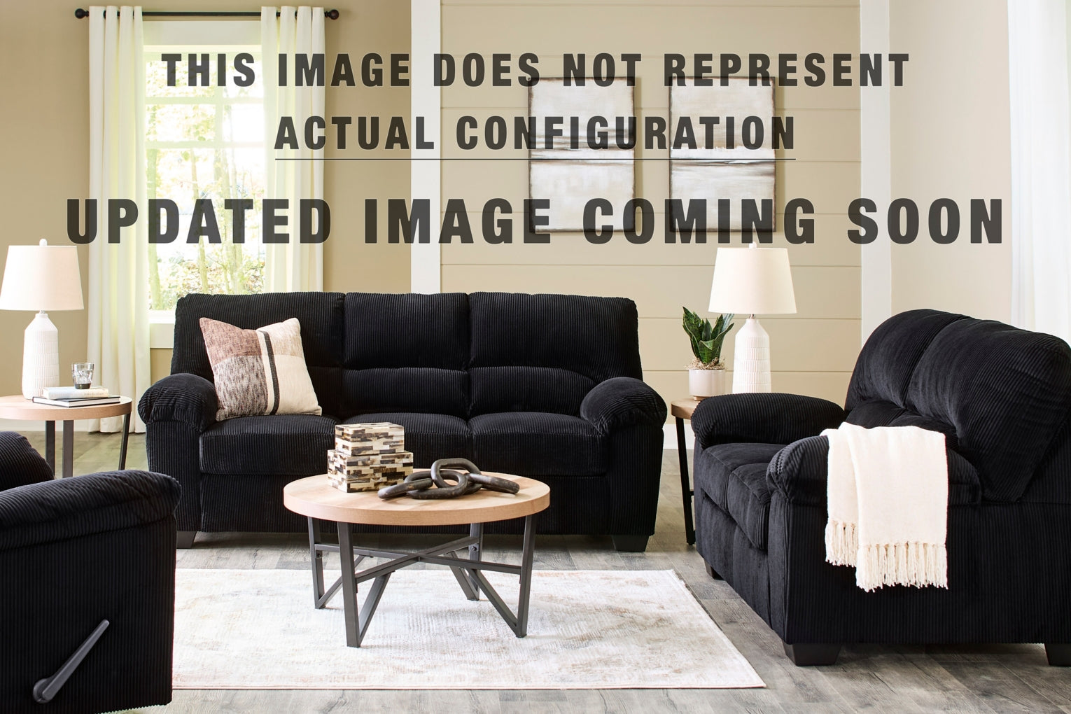 SimpleJoy Oversized Accent Ottoman