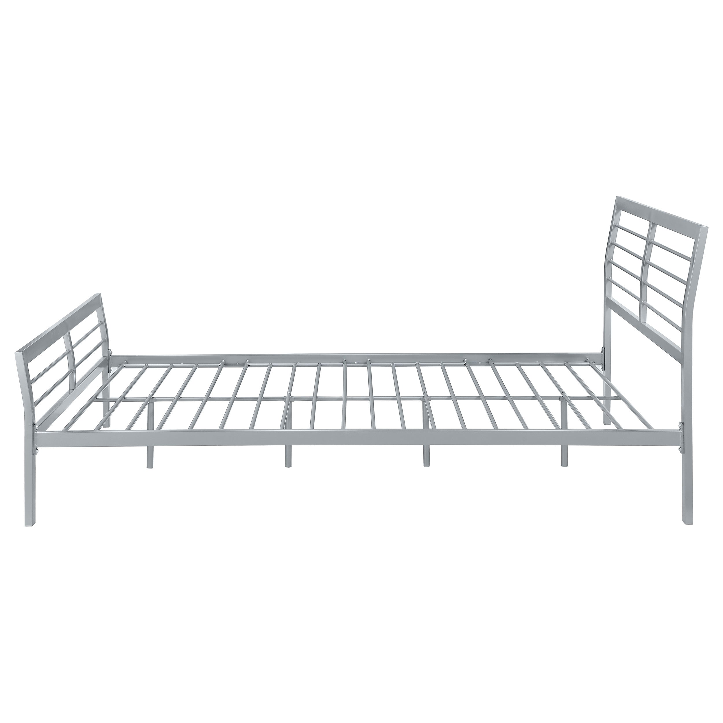 Cooper Metal Open Frame Bed Silver