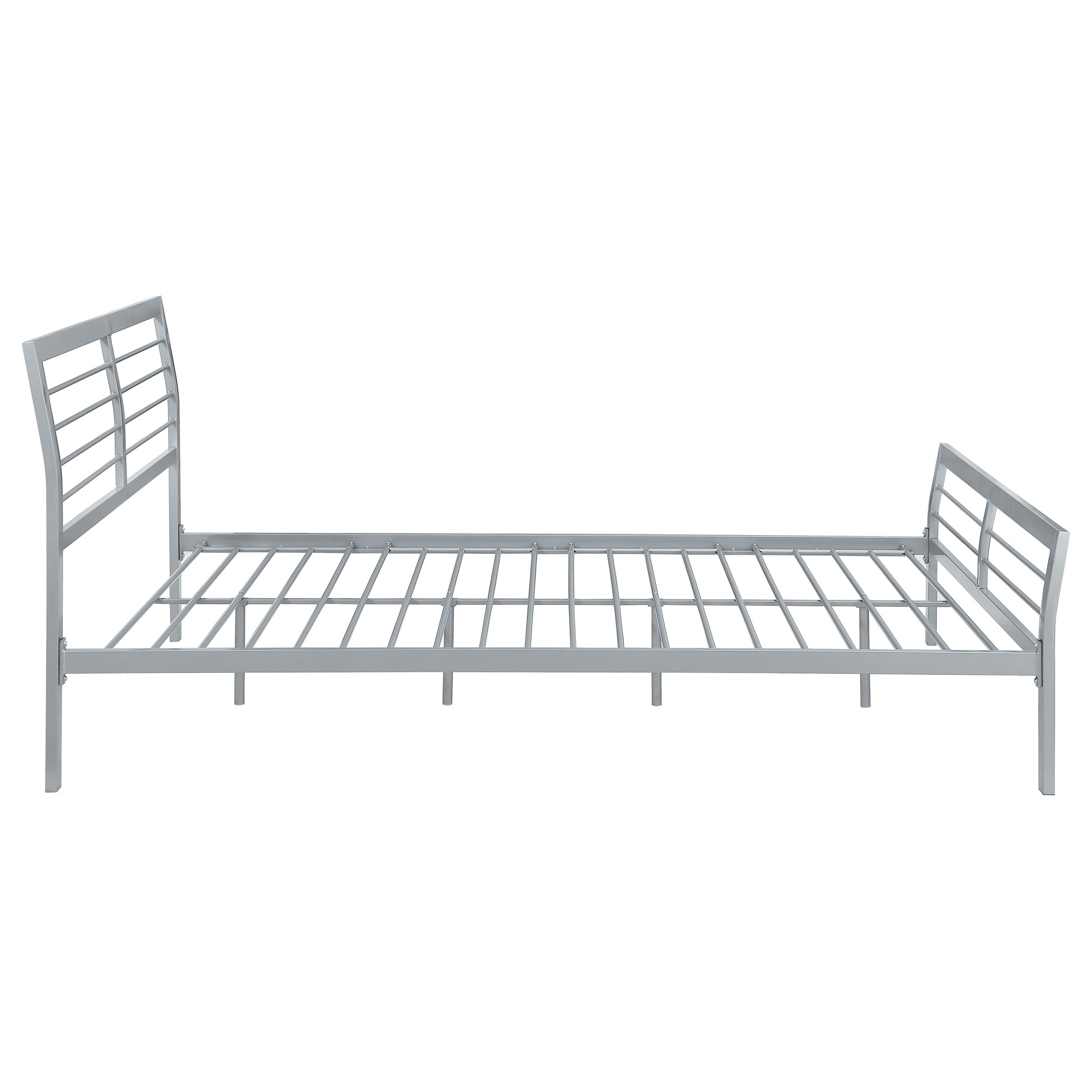 Cooper Metal Open Frame Bed Silver