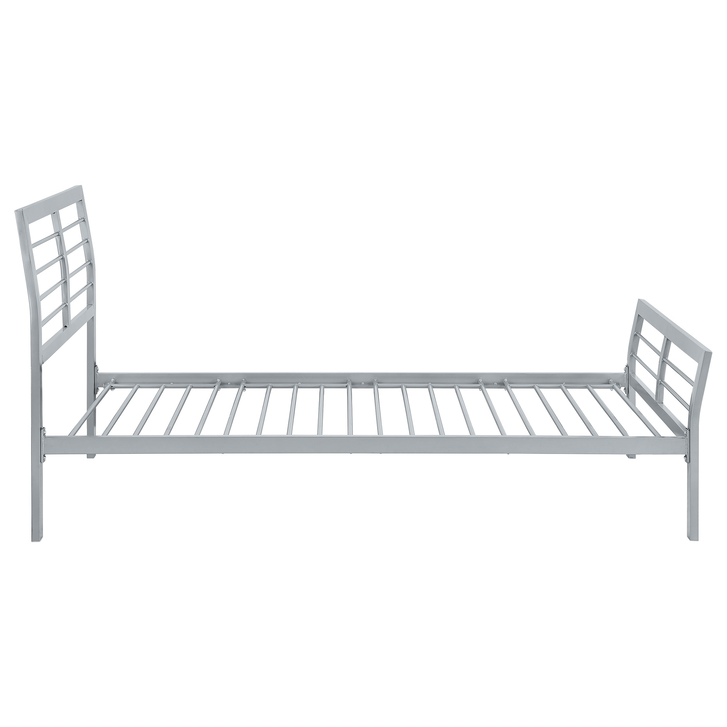 Cooper Metal Open Frame Bed Silver