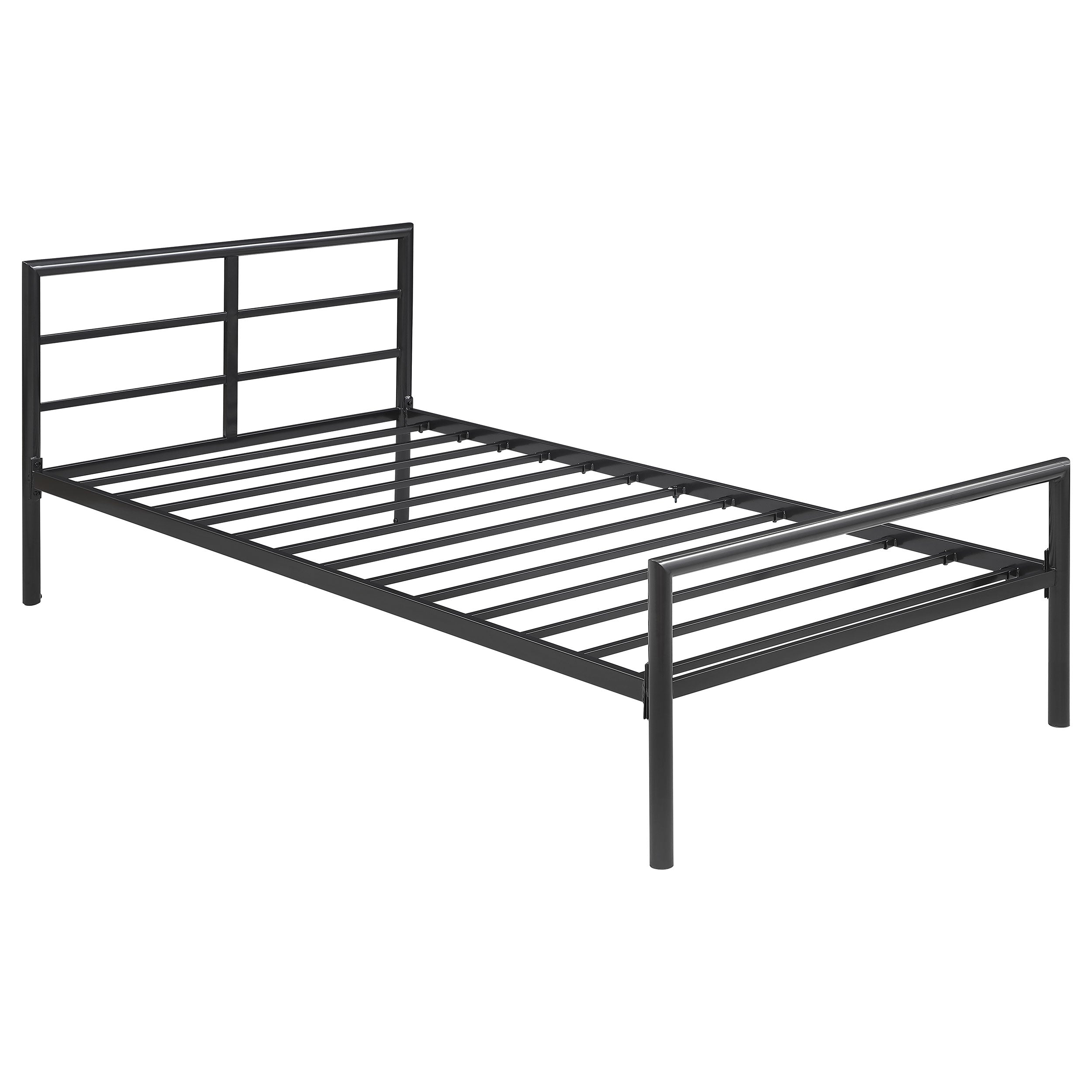 Fisher Twin Metal Bed Gunmetal