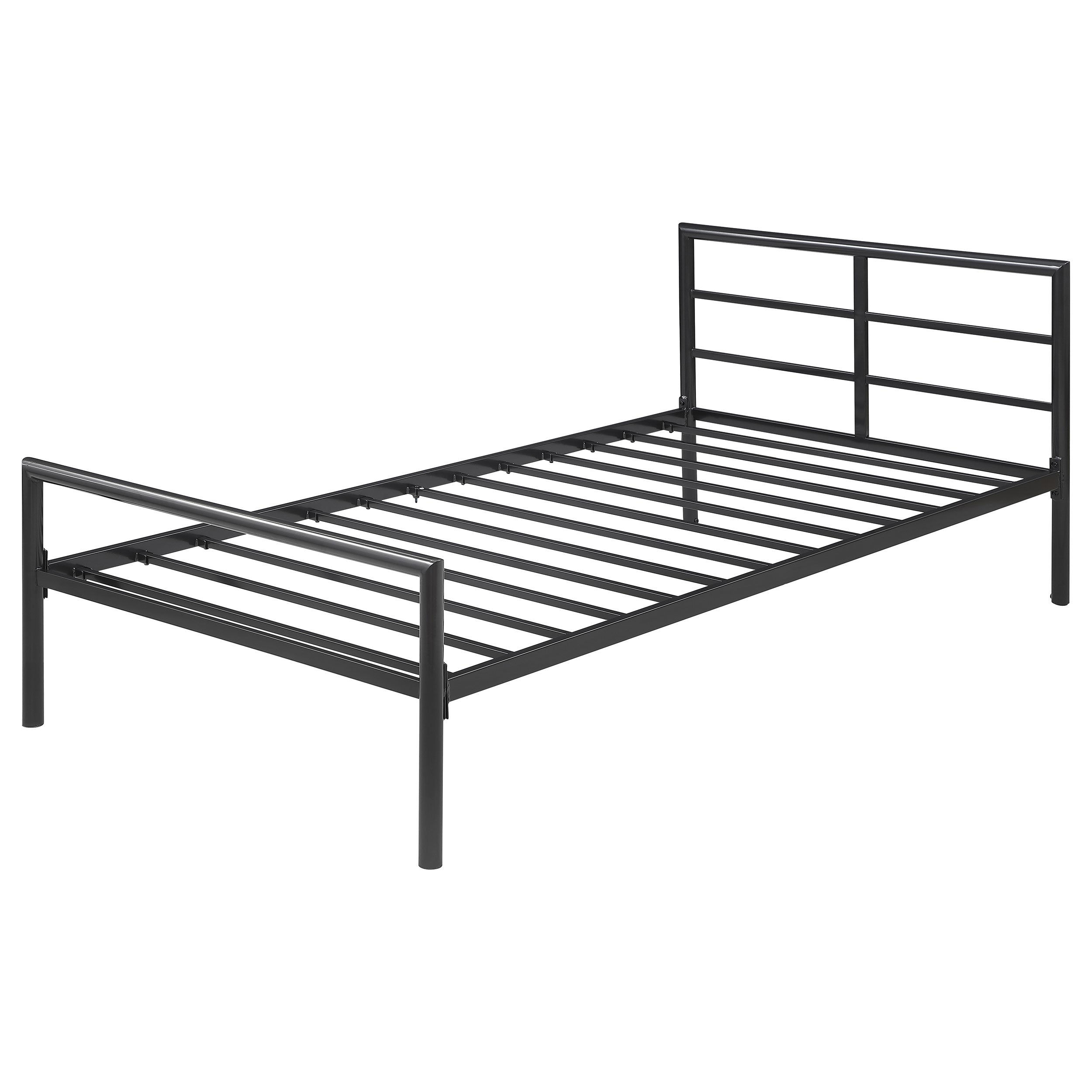 Fisher Twin Metal Bed Gunmetal