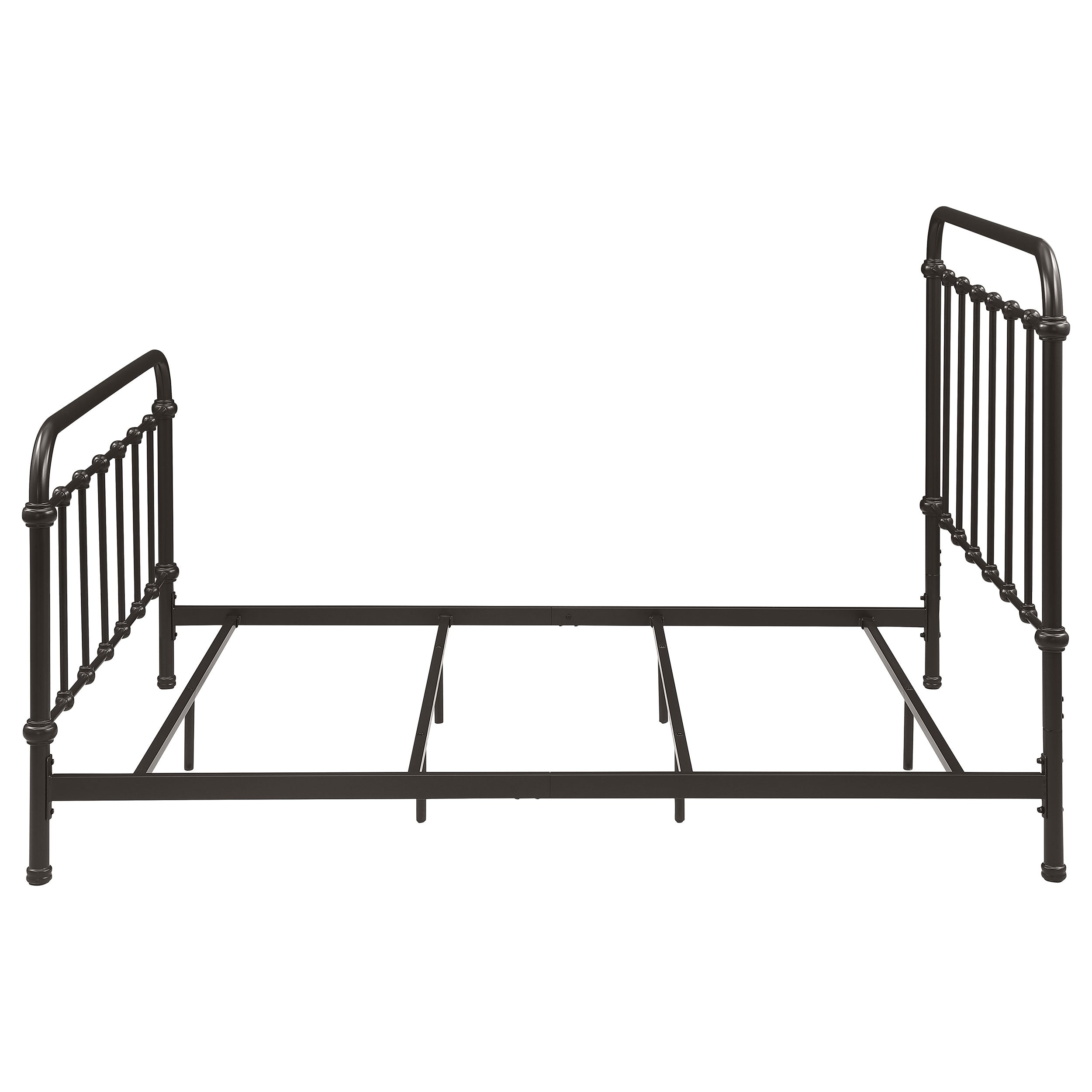 Livingston Metal California King Open Frame Bed Dark Bronze