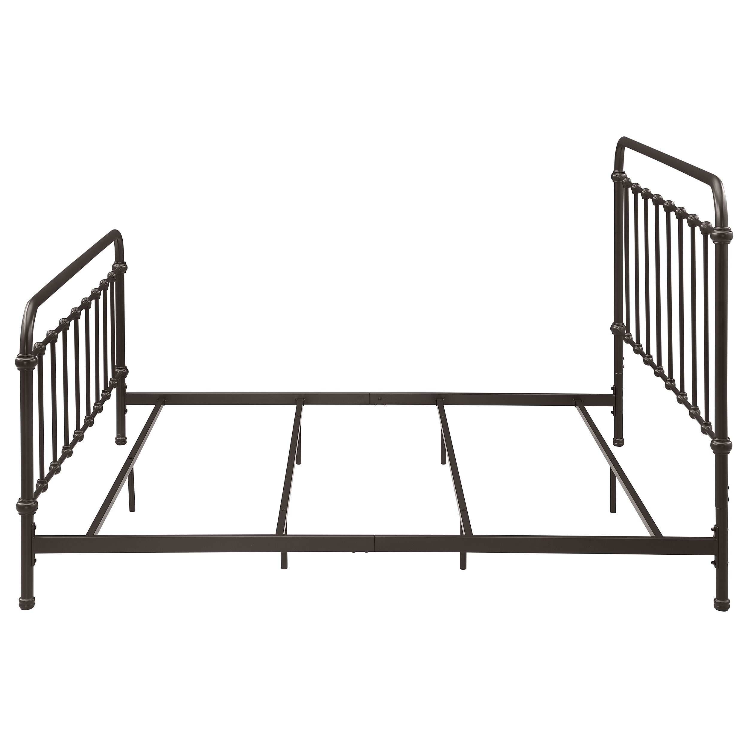 Livingston Metal California King Open Frame Bed Dark Bronze