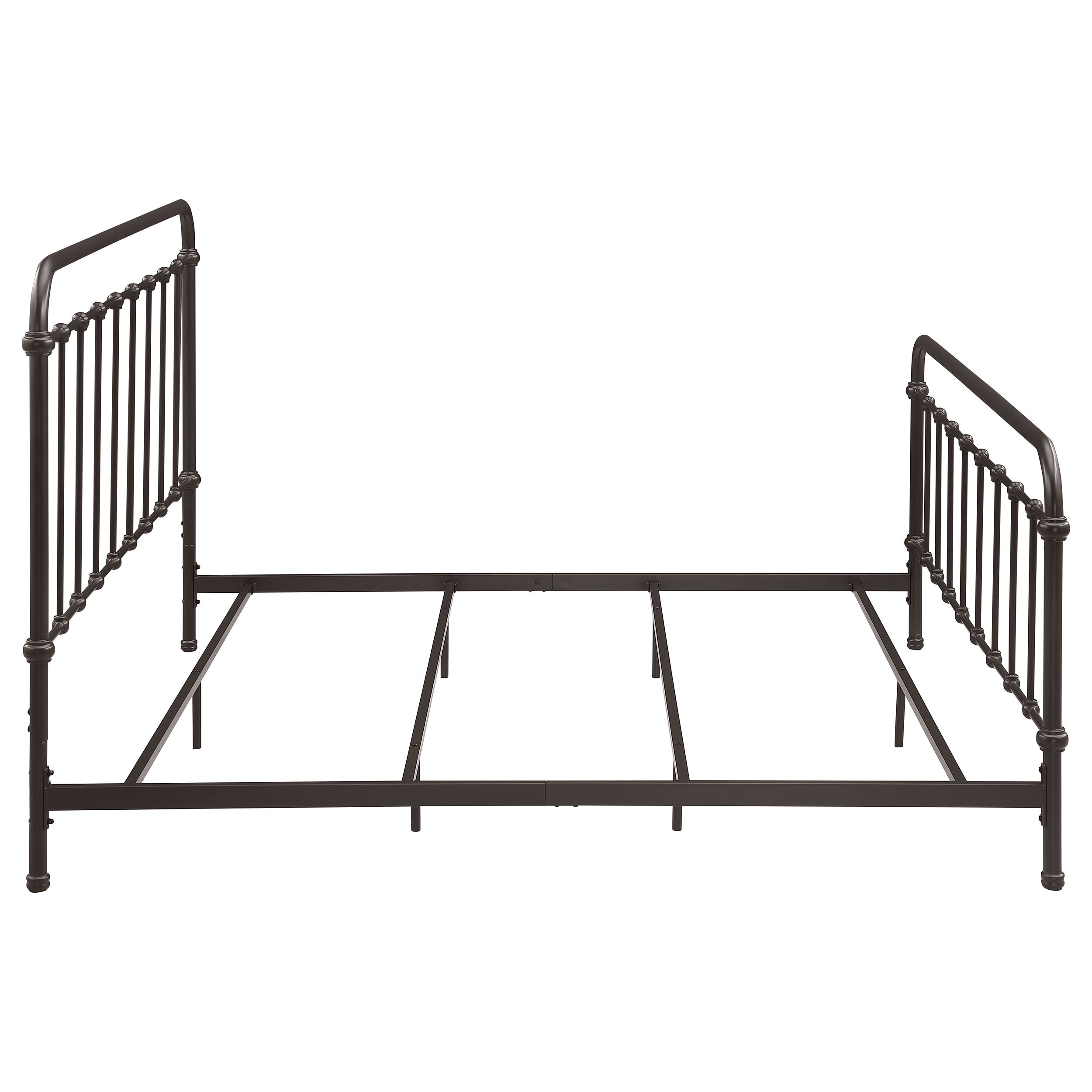 Livingston Metal California King Open Frame Bed Dark Bronze