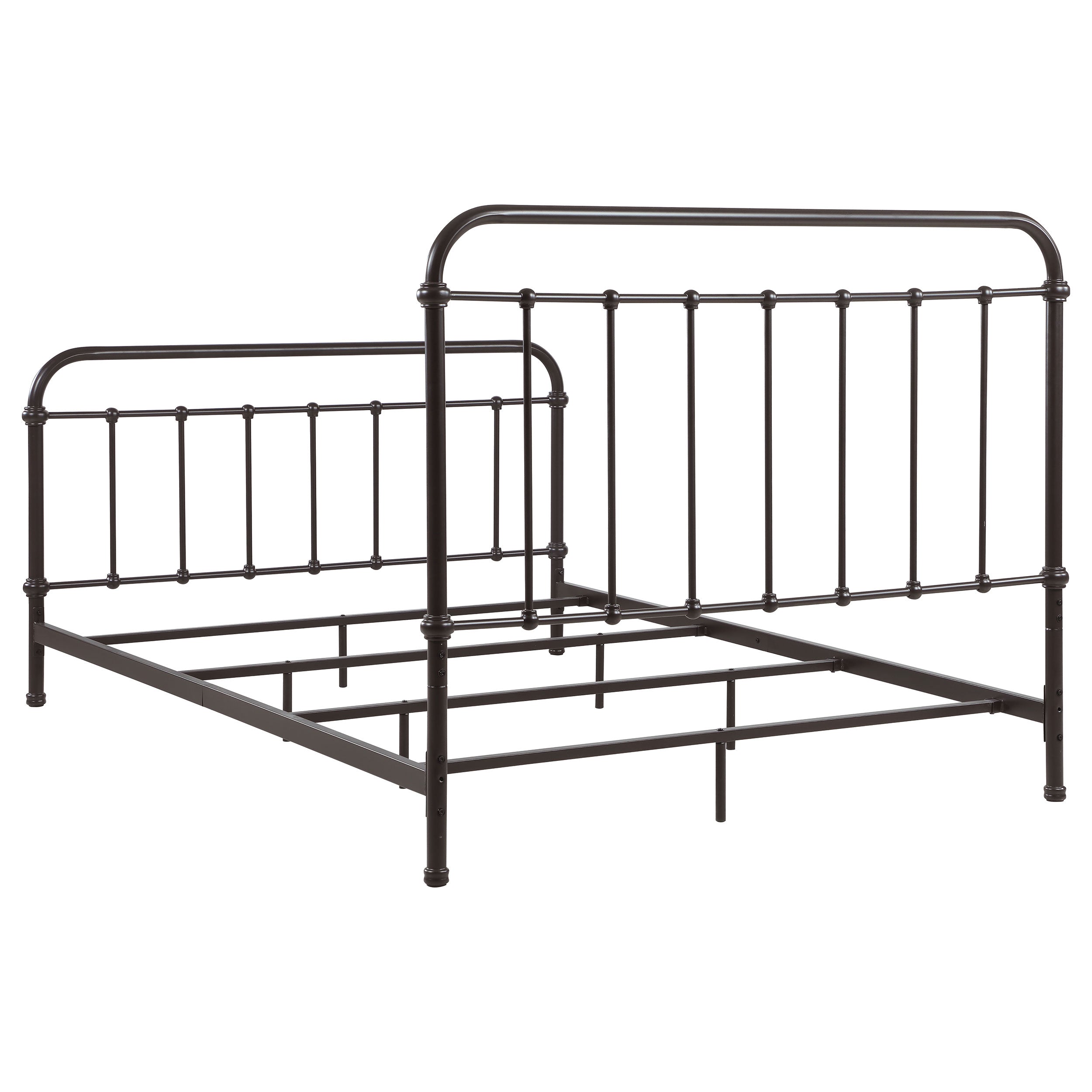 Livingston Panel Metal Bed Dark Bronze