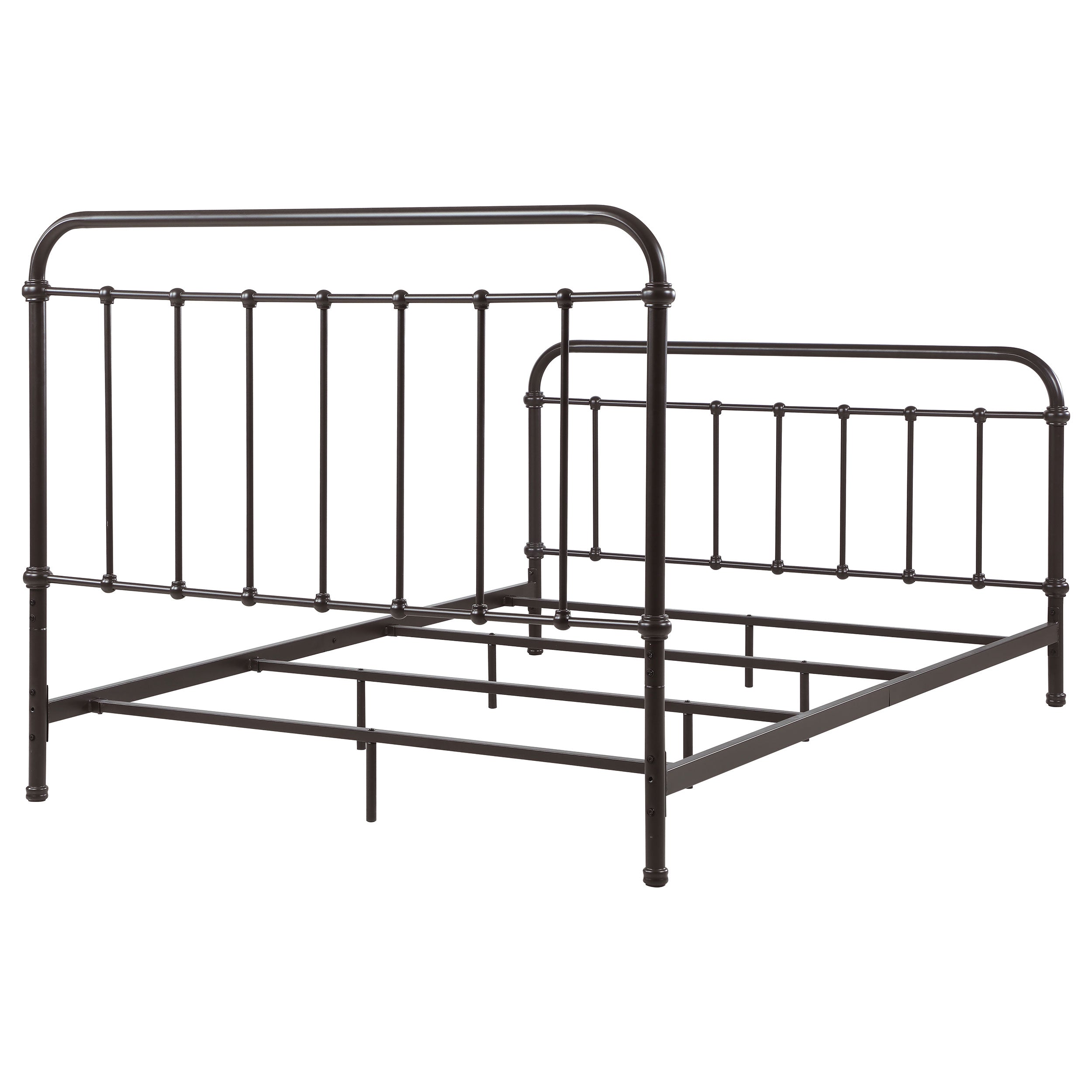 Livingston Panel Metal Bed Dark Bronze