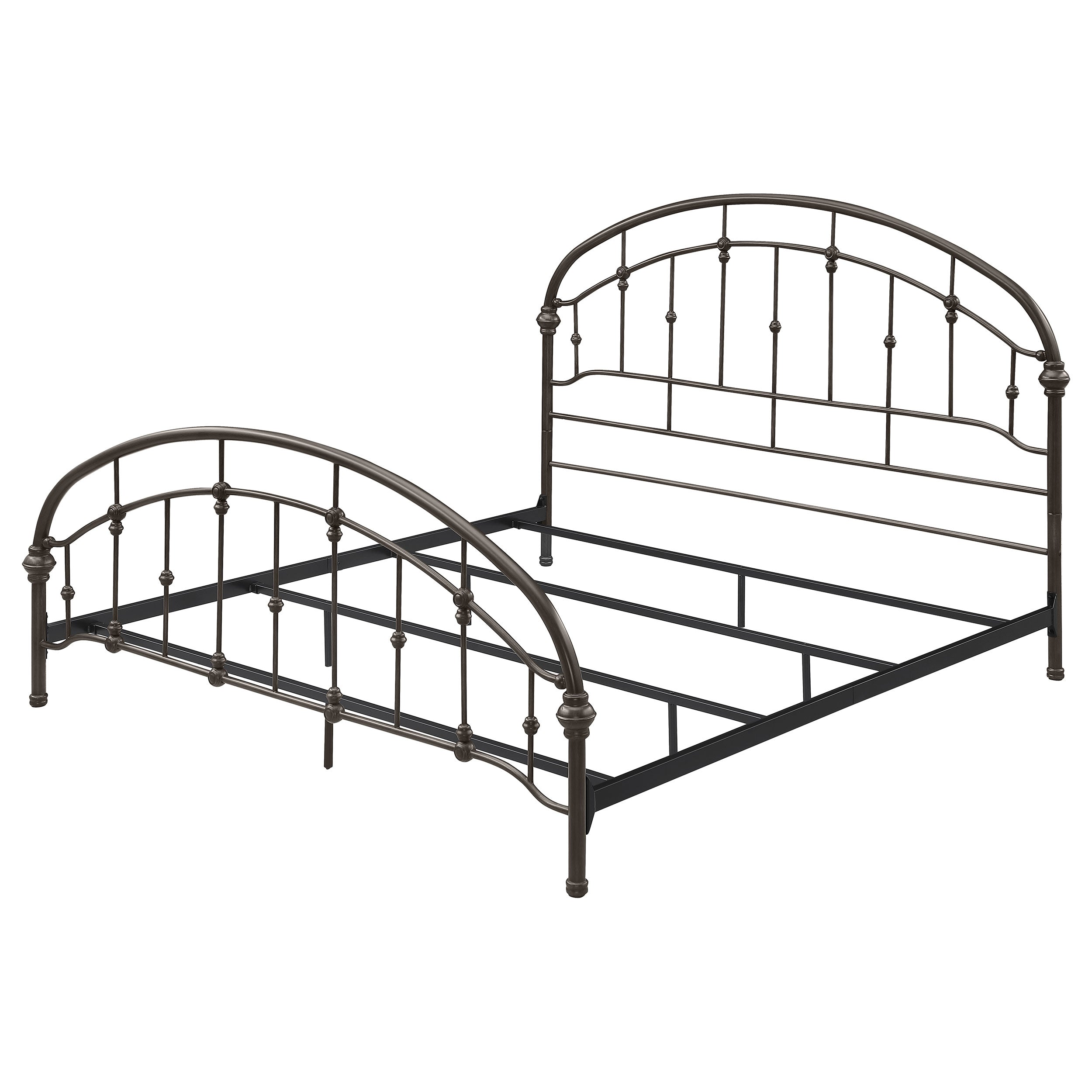 Rowan Metal Open Frame Bed Dark Bronze