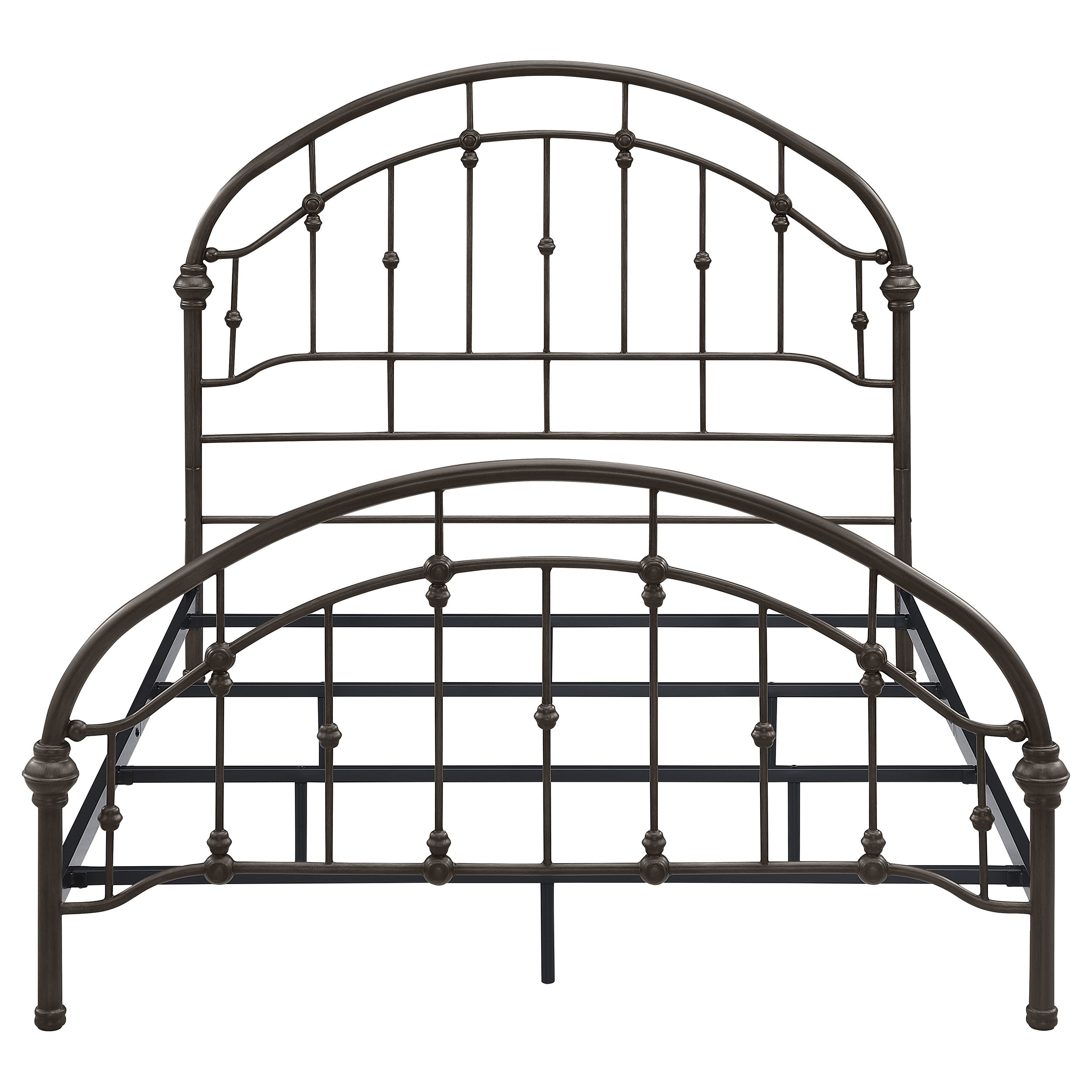 Rowan Metal Open Frame Bed Dark Bronze