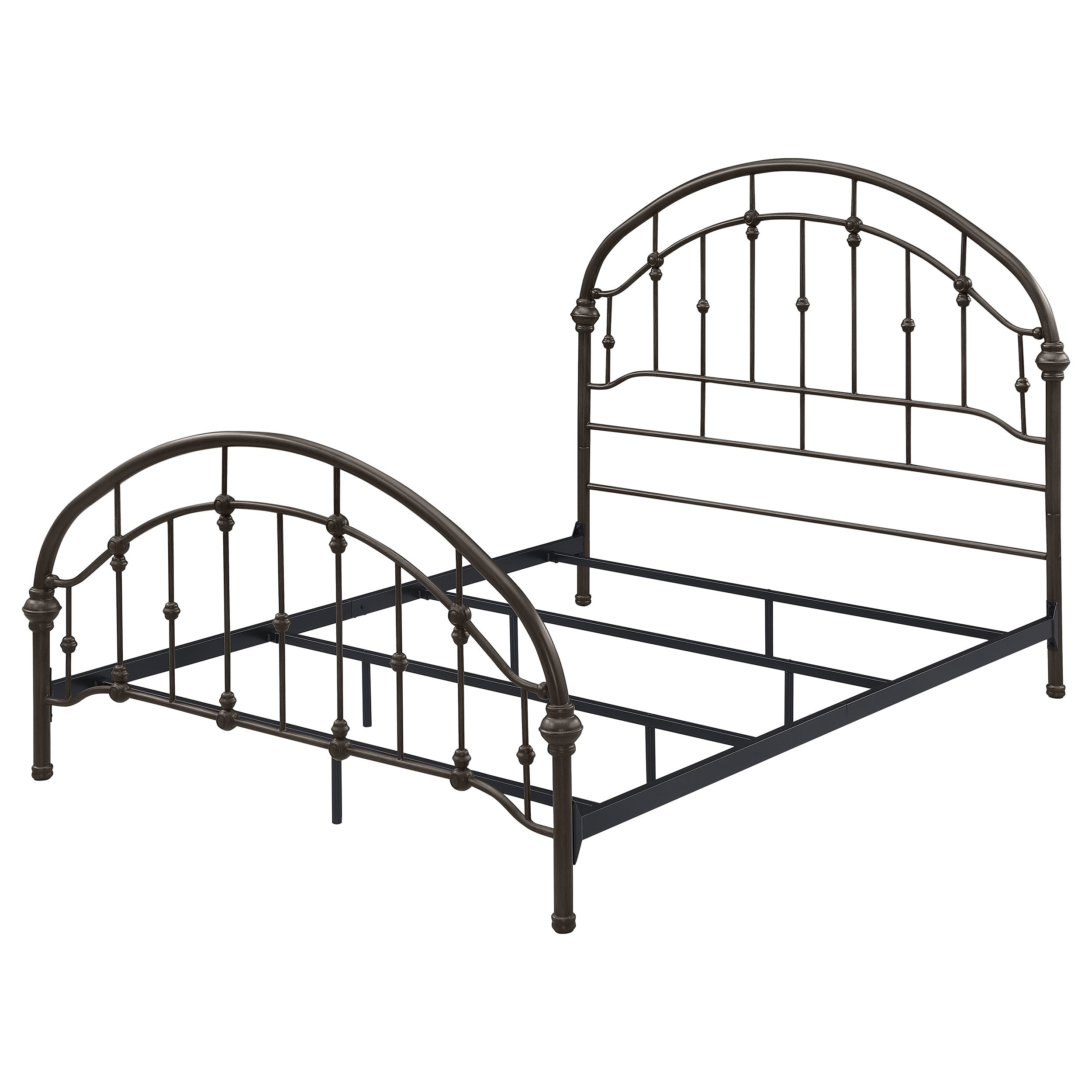 Rowan Metal Open Frame Bed Dark Bronze