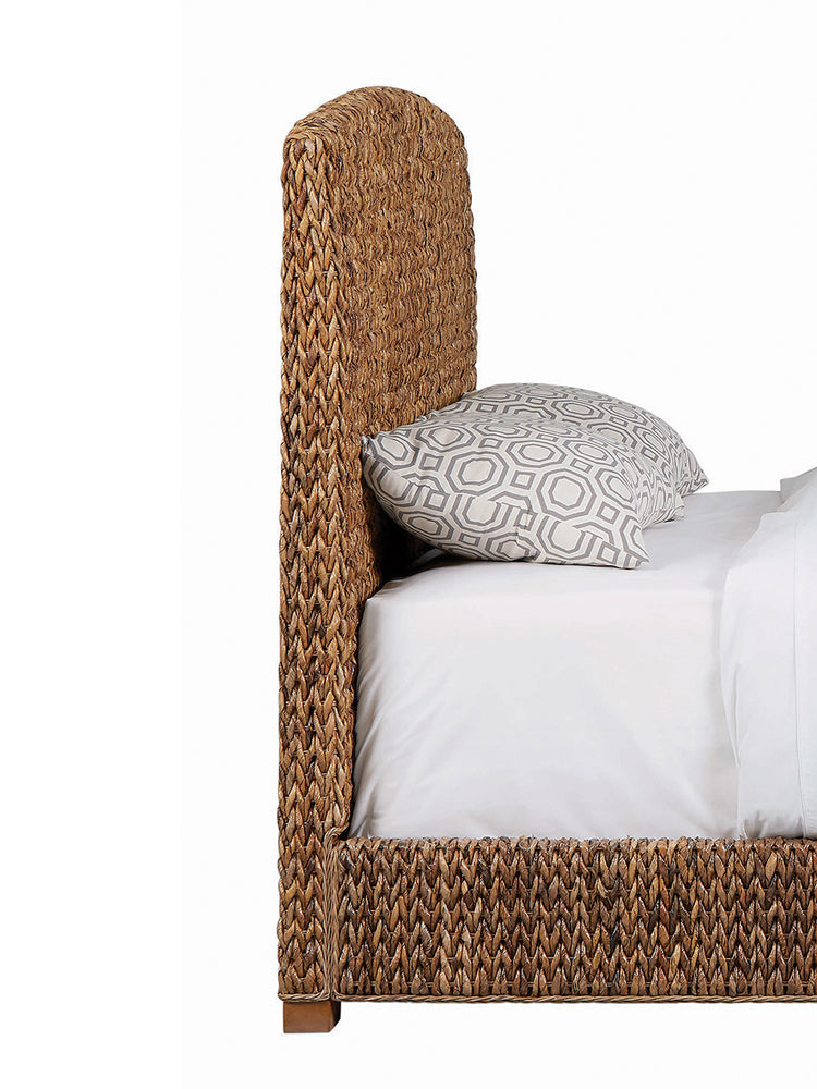 Laughton Hand-Woven Banana Leaf Headboard Amber