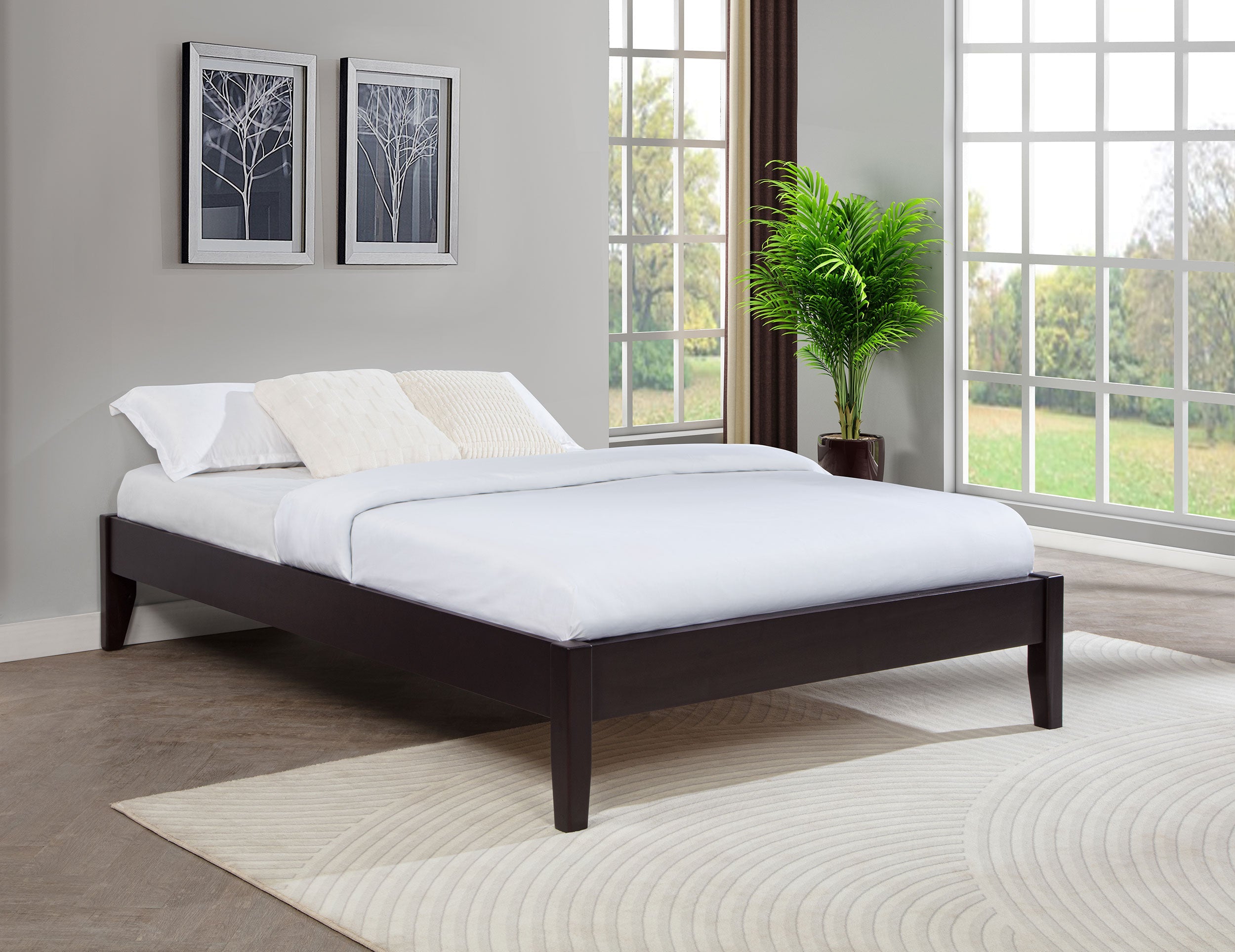 Hounslow California King Universal Platform Bed Black