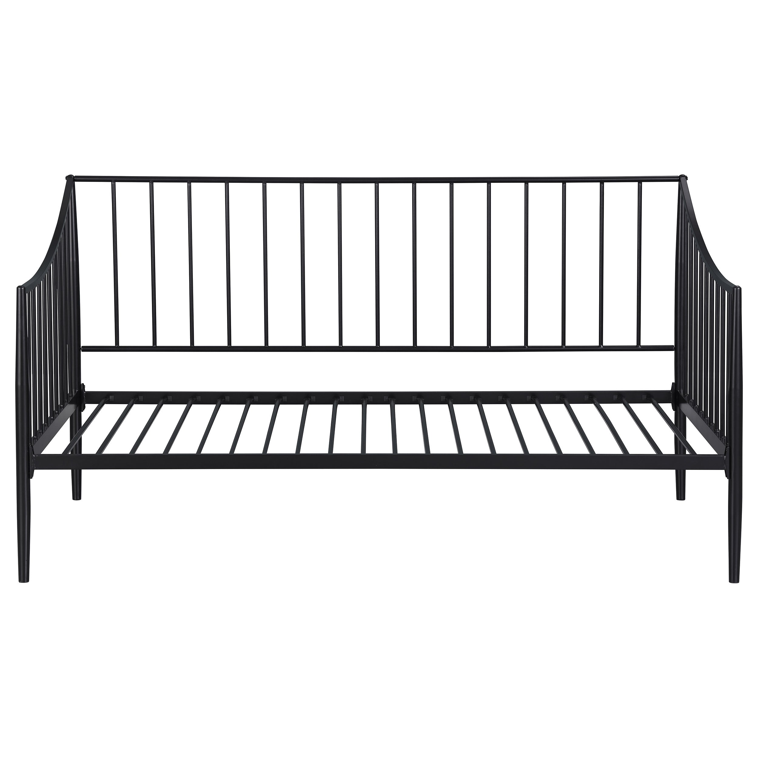 Newbury Metal Daybed Bed Frame Matte Black