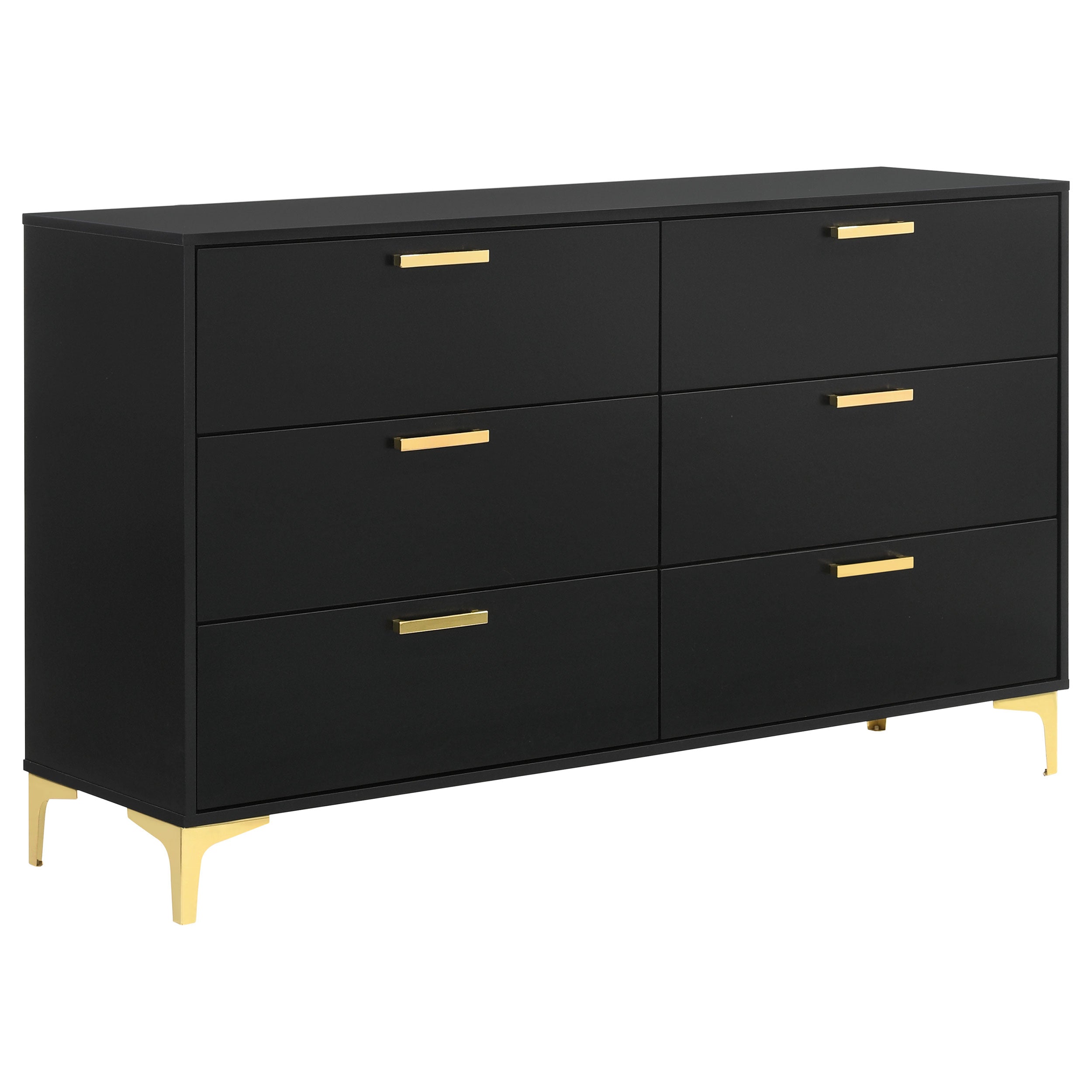 Kendall Upholstered Tufted Bedroom Set Black