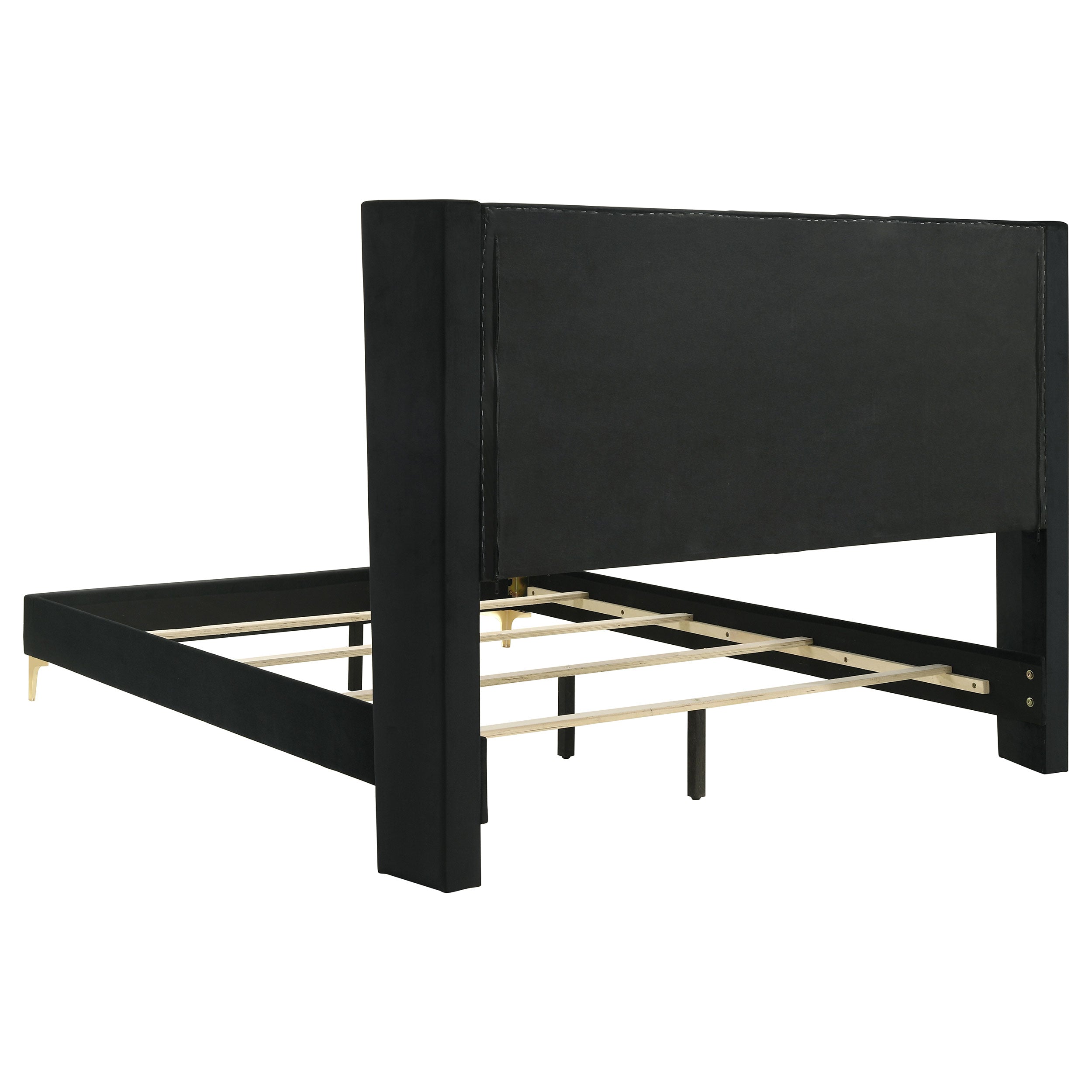 Kendall Upholstered Tufted Bedroom Set Black