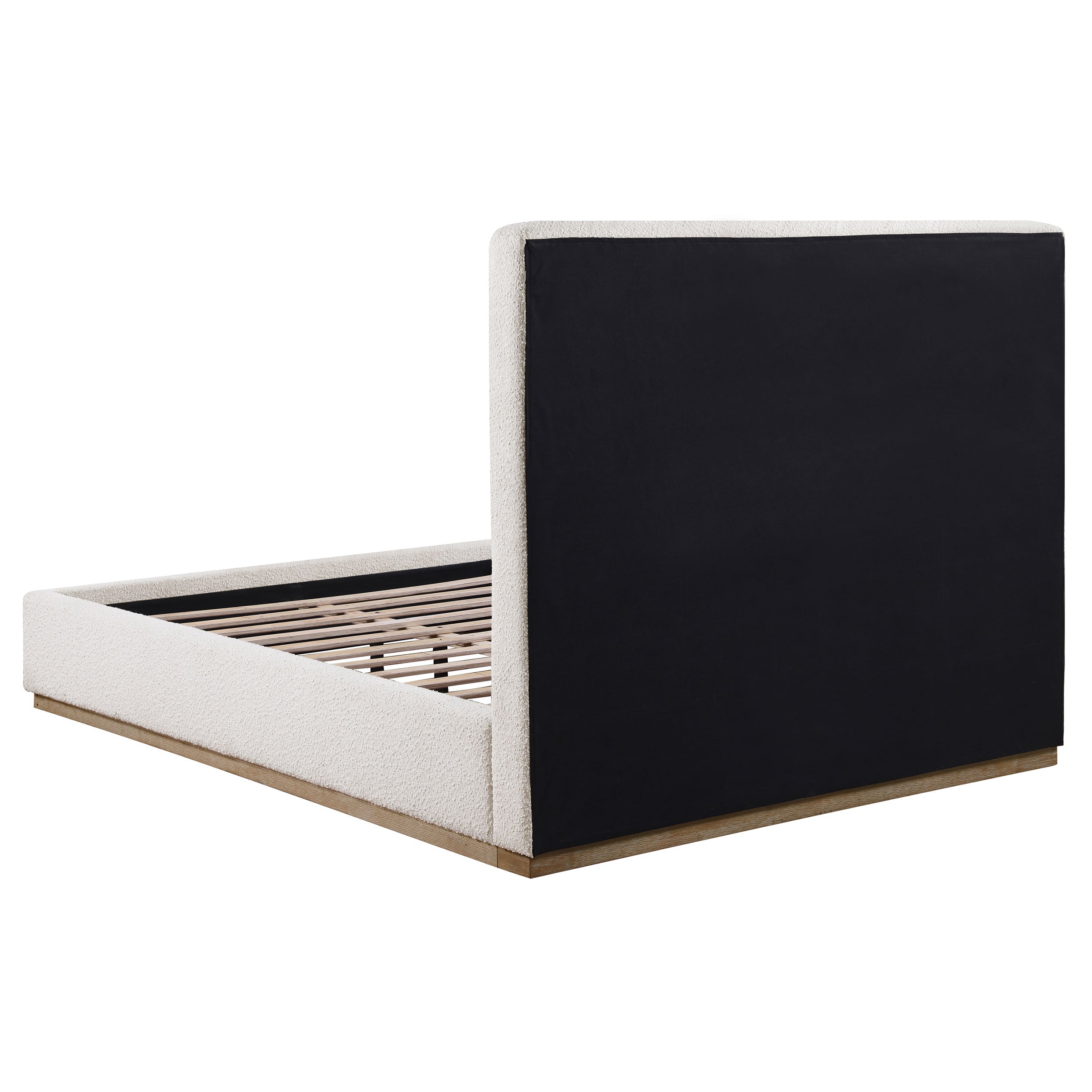 Knox Upholstered Panel Bed Cream