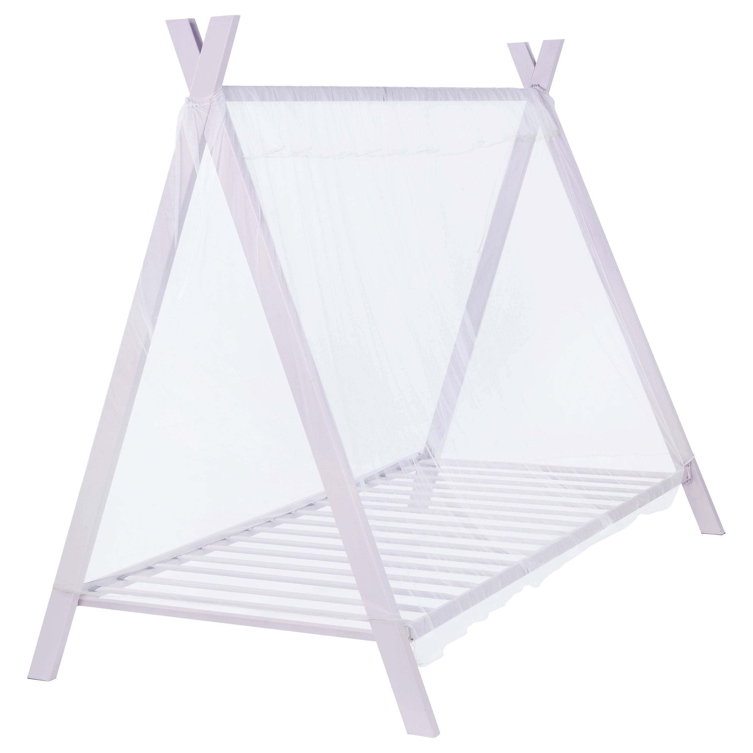 Fultonville Metal Tent Bed Pink