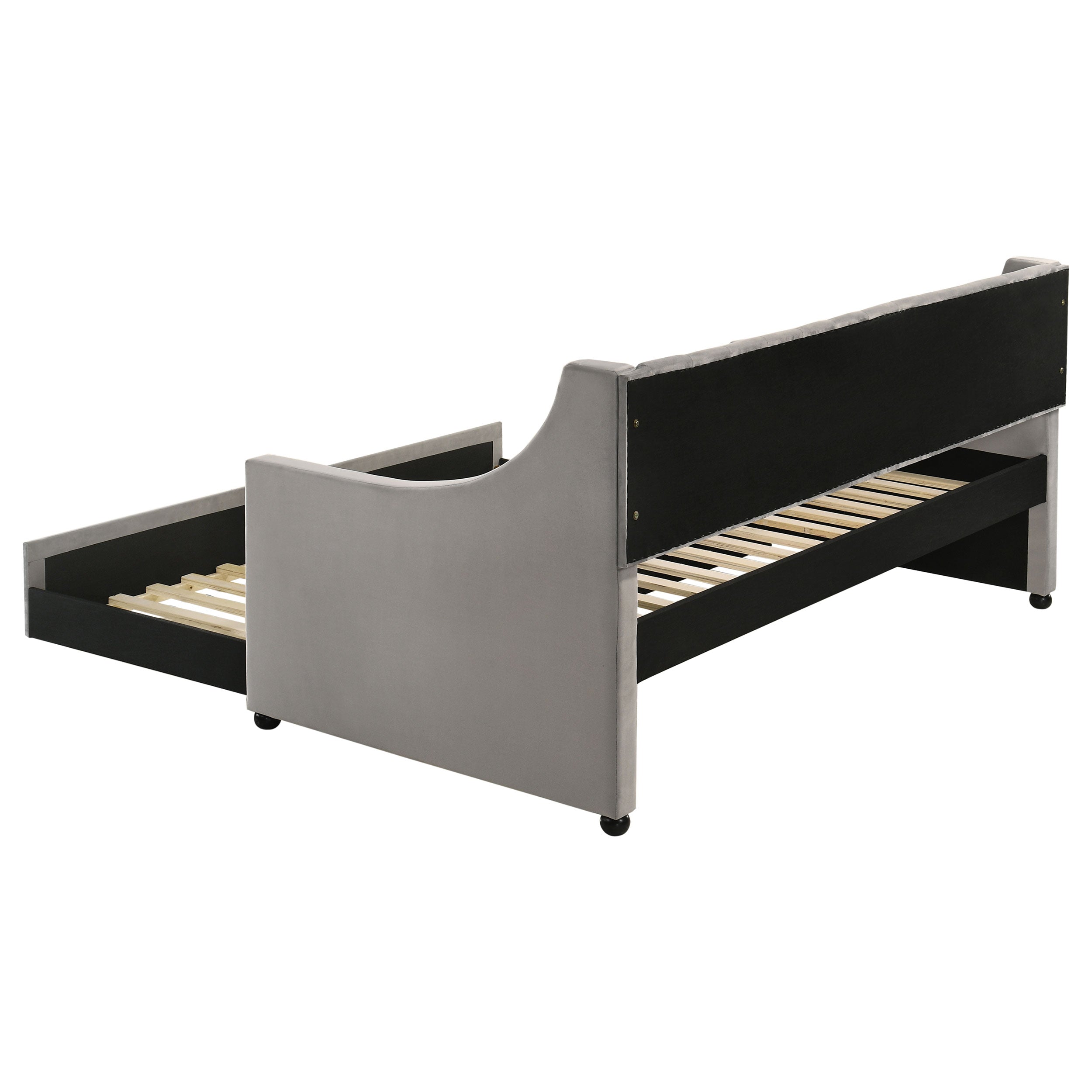 Chatsboro Upholstered Daybed with Trundle Grey