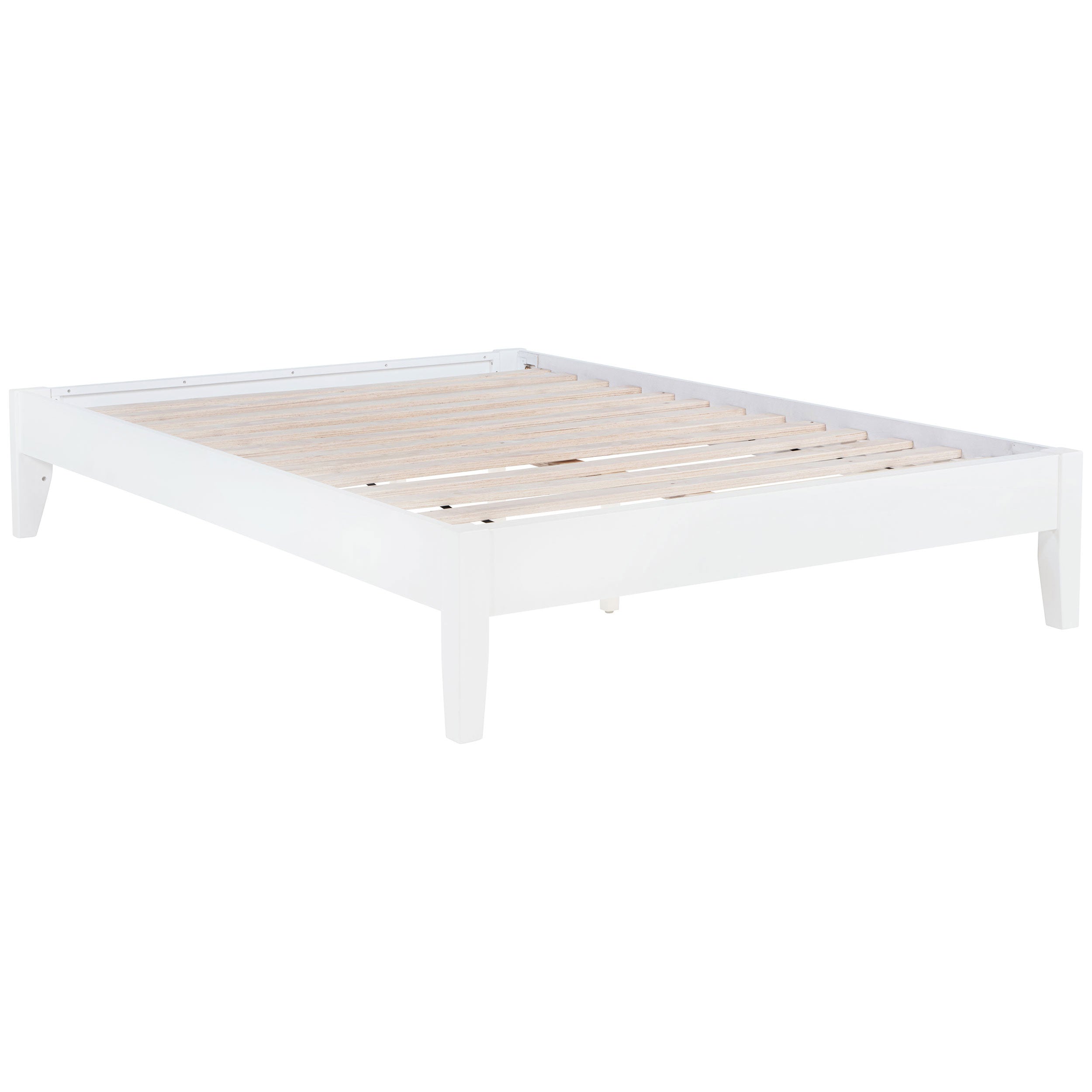 Hounslow Platform Bed White
