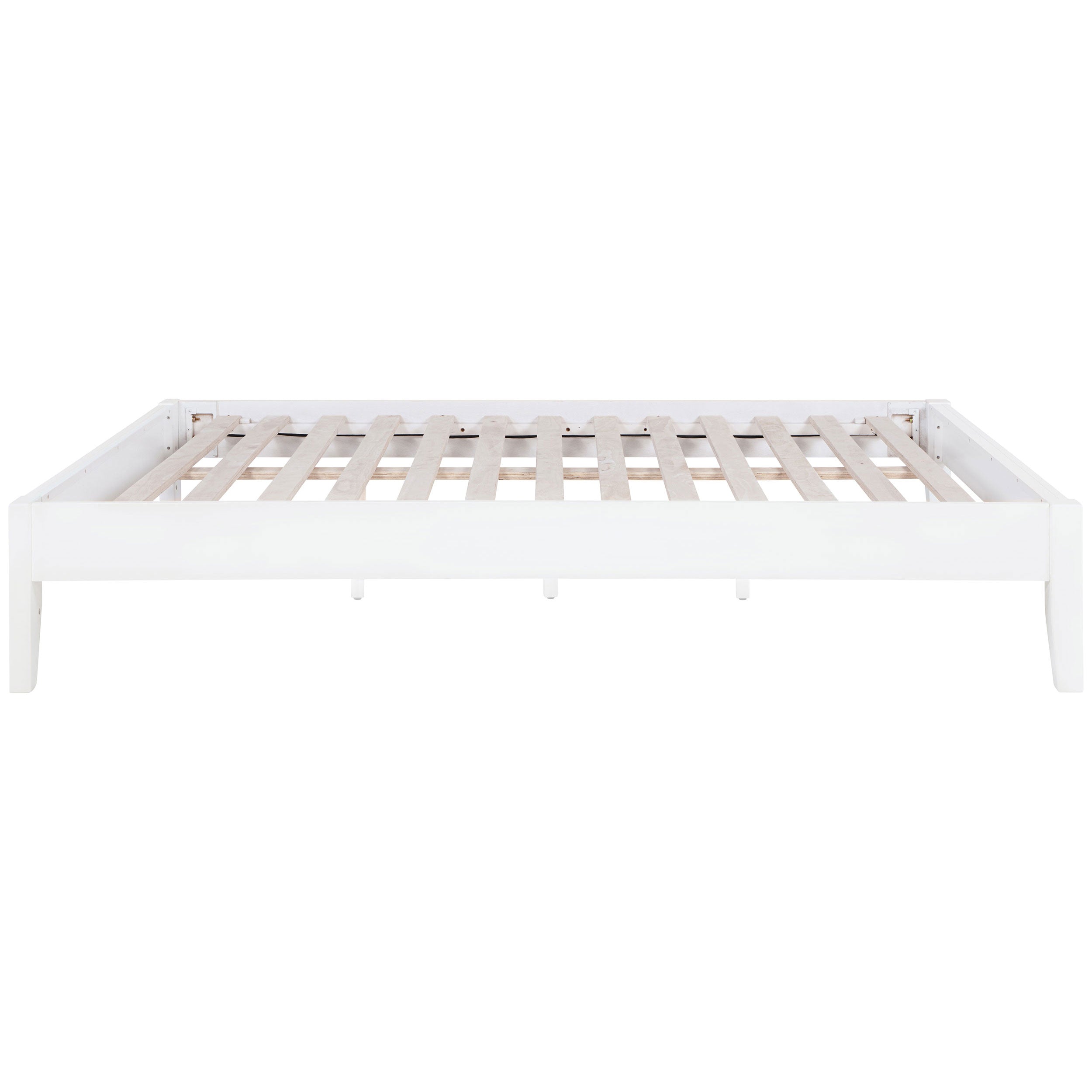 Hounslow Platform Bed White