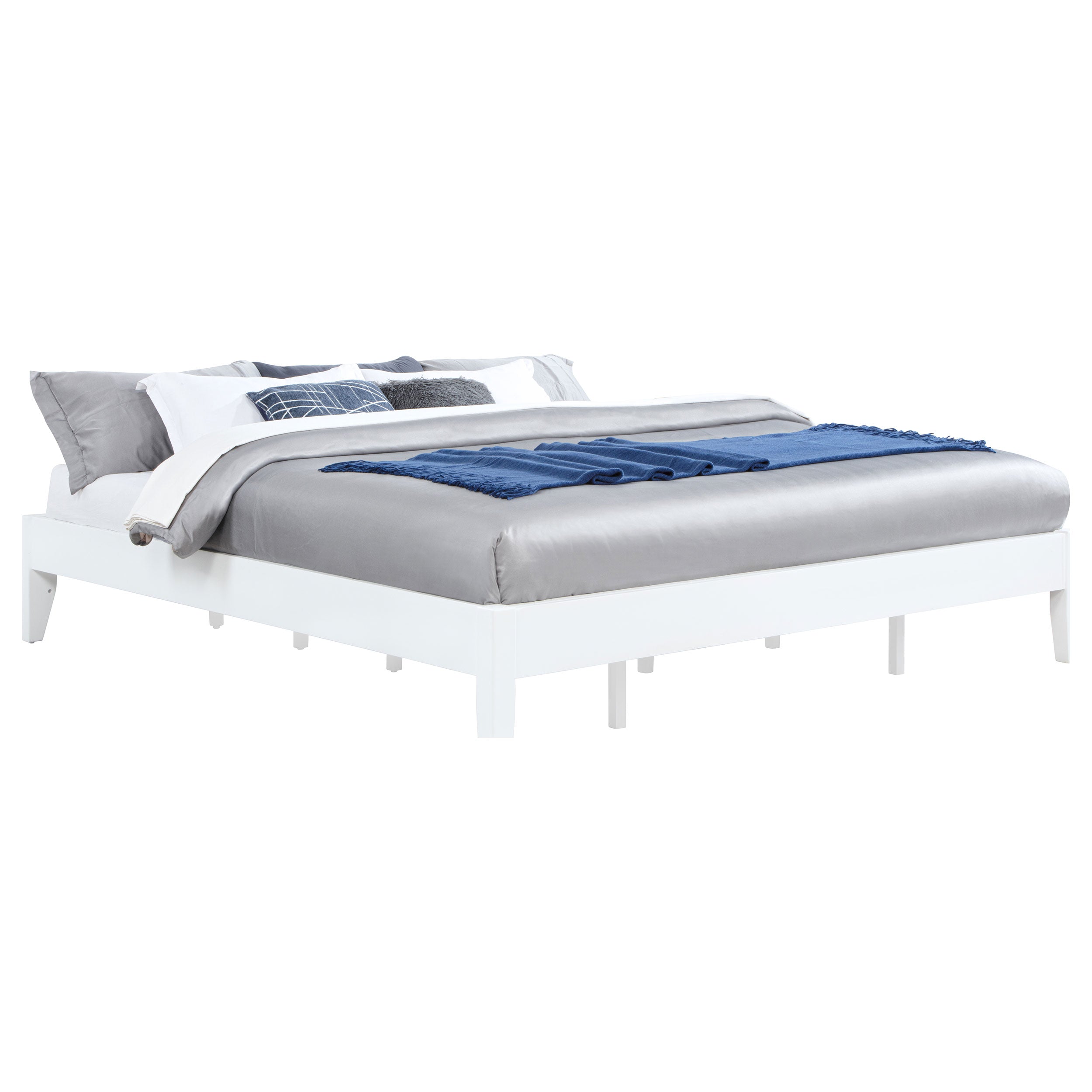 Hounslow Platform Bed White