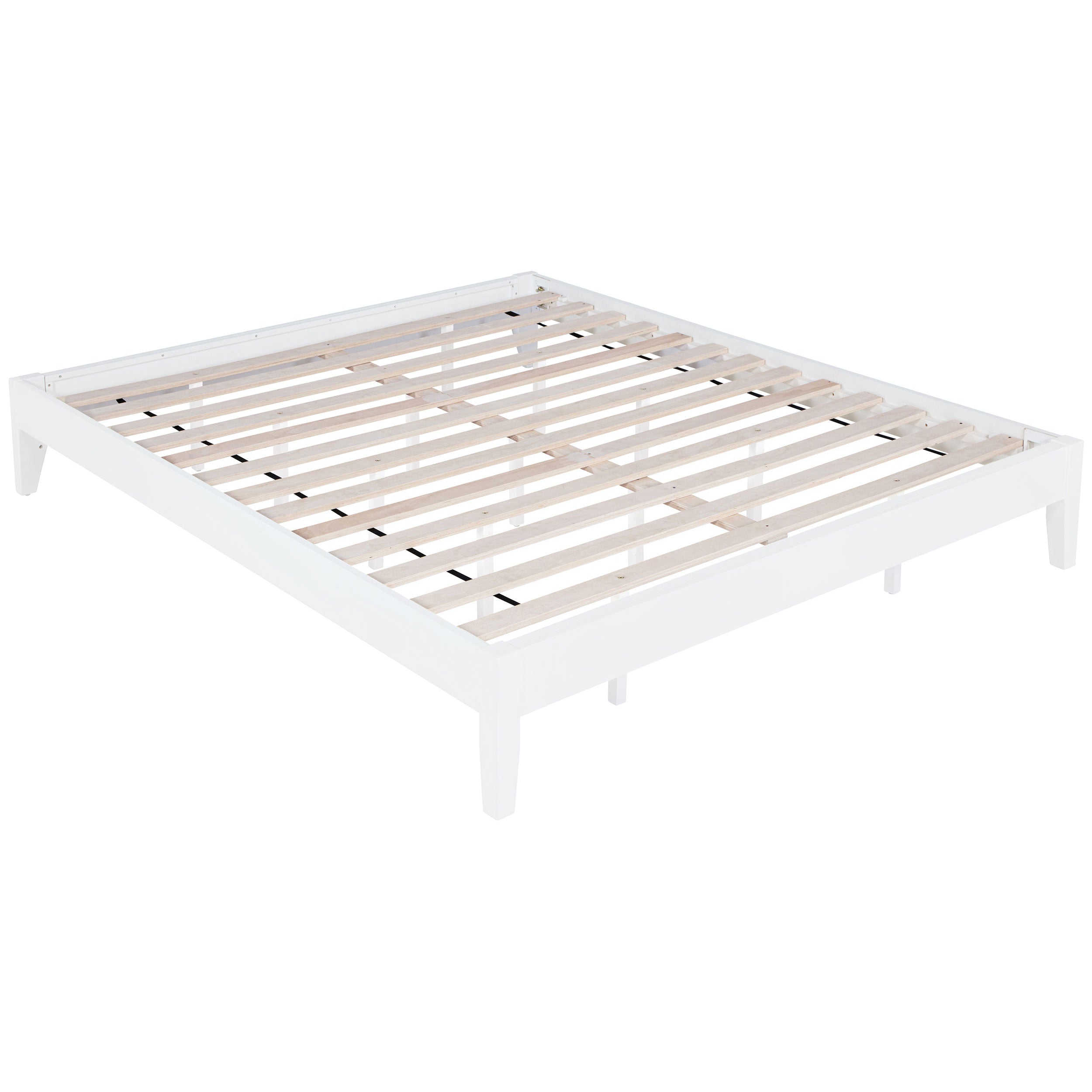 Hounslow Platform Bed White