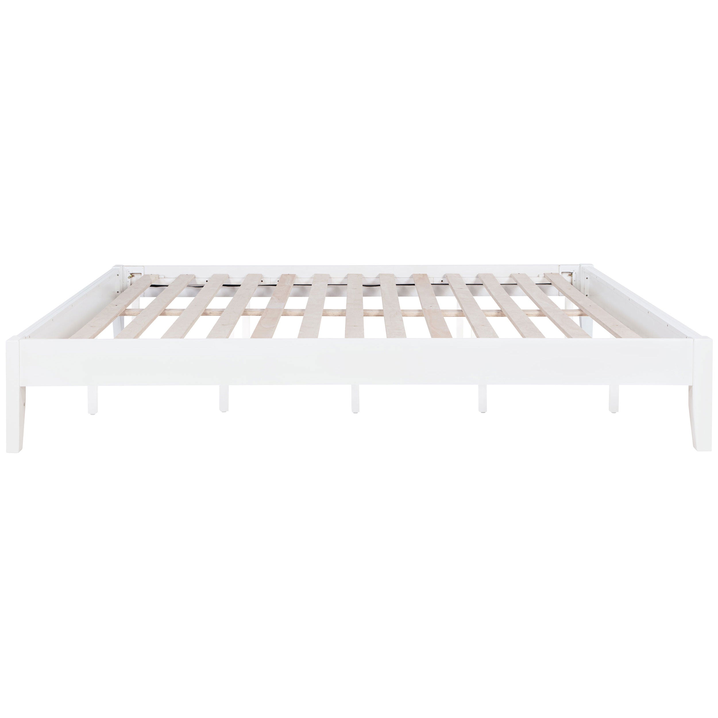 Hounslow Platform Bed White