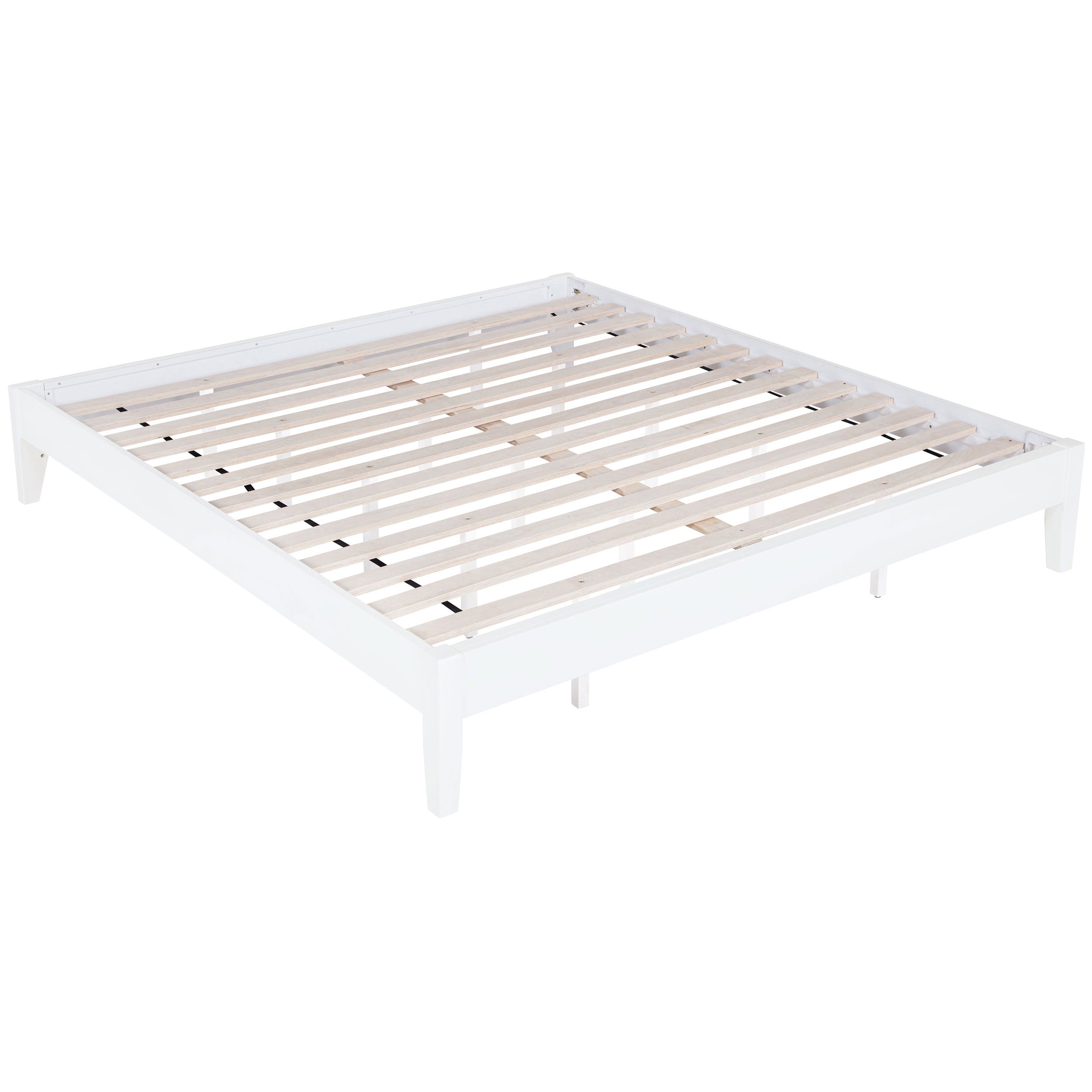 Hounslow Platform Bed White