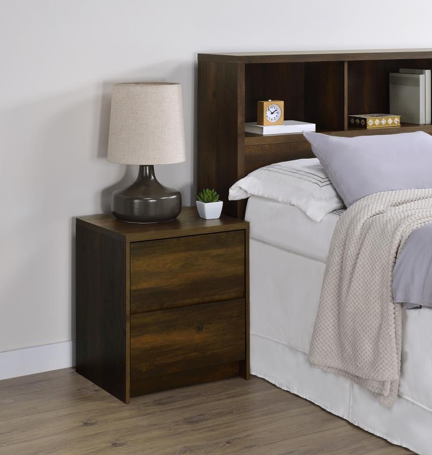 Westpark 2-drawer Nightstand LED s and USB