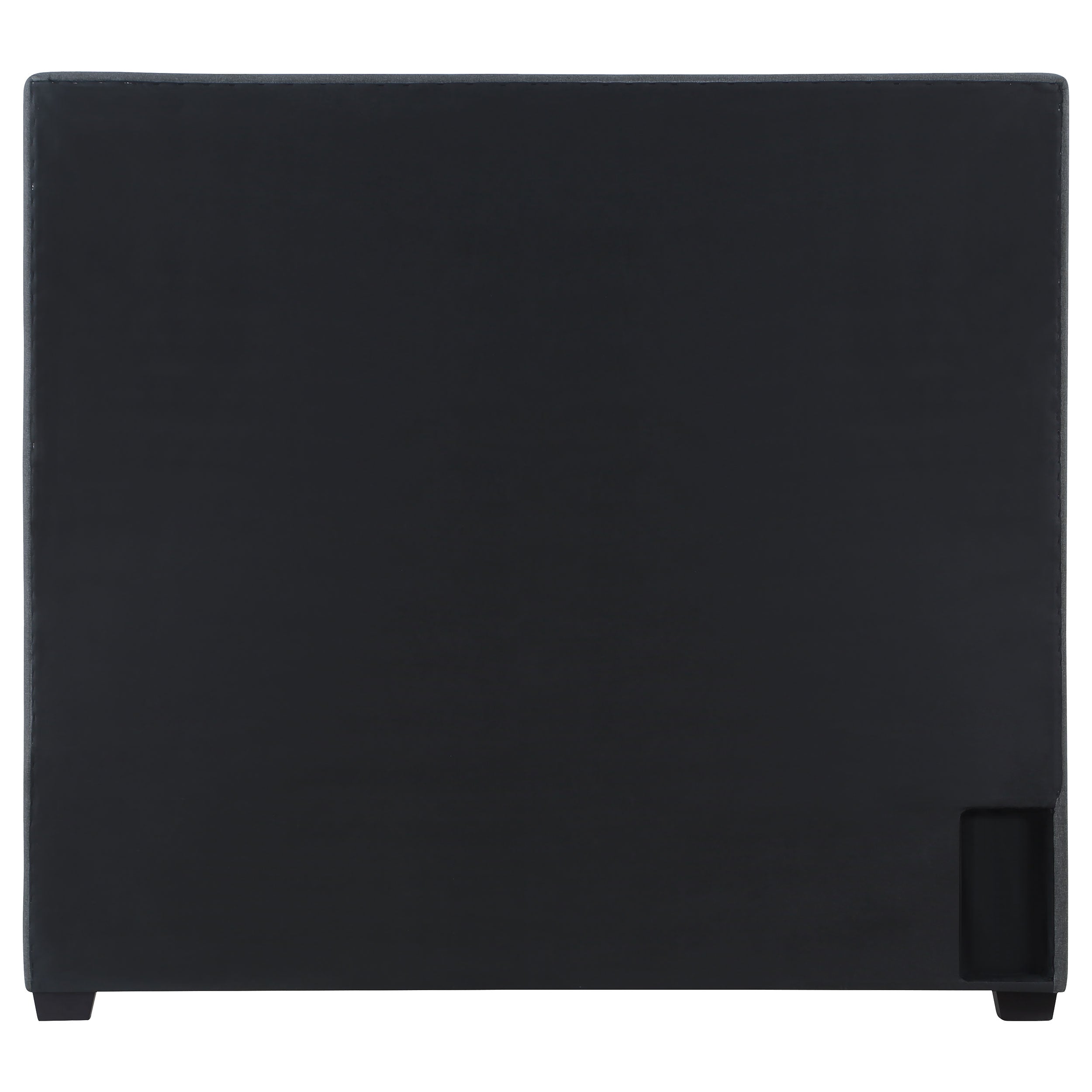 Bowfield Upholstered  Panel Bed Charcoal